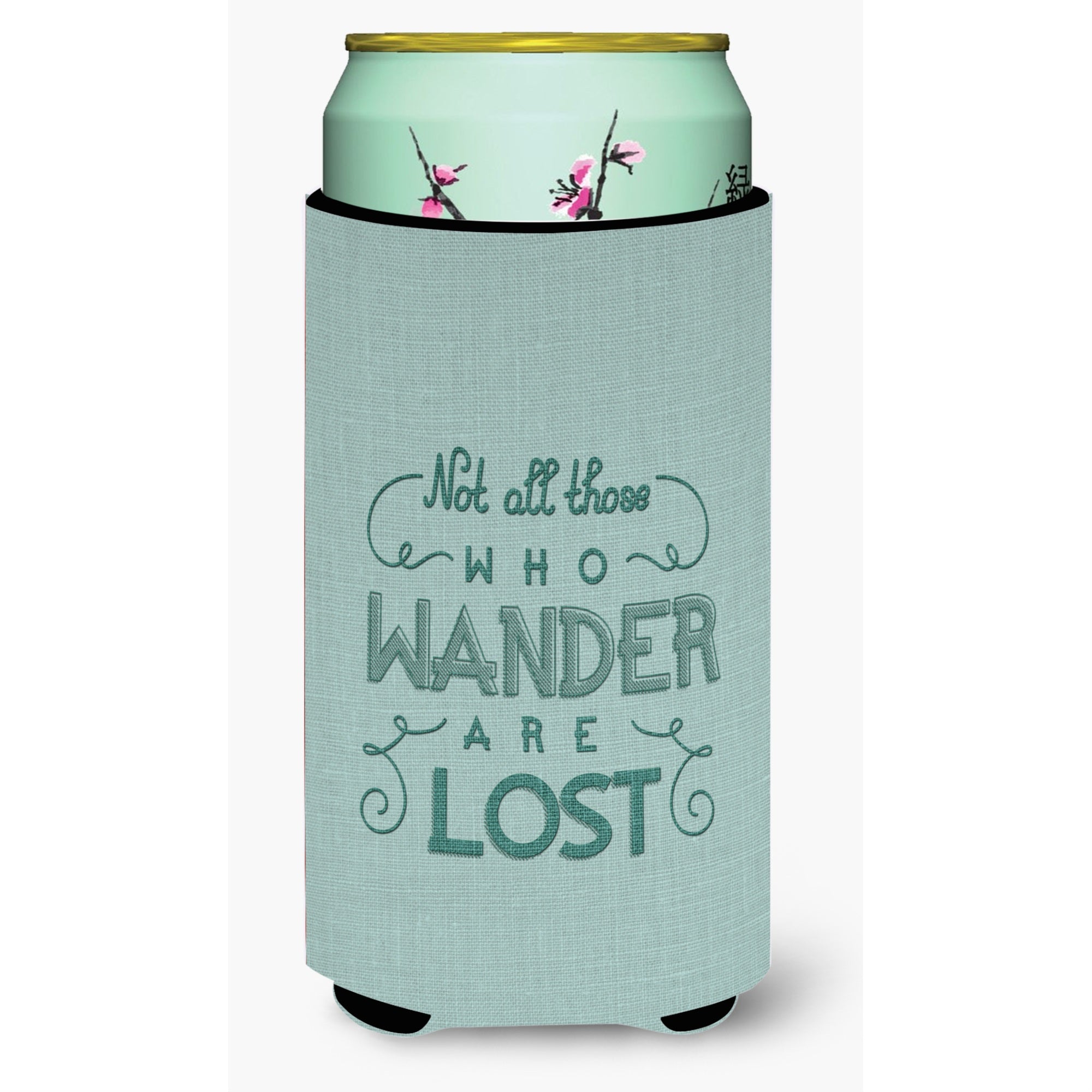 'Caroline'S Treasures Not All Who Wander Are Lost Tall Boy Beverage Insulator Hugger, Multicolor''