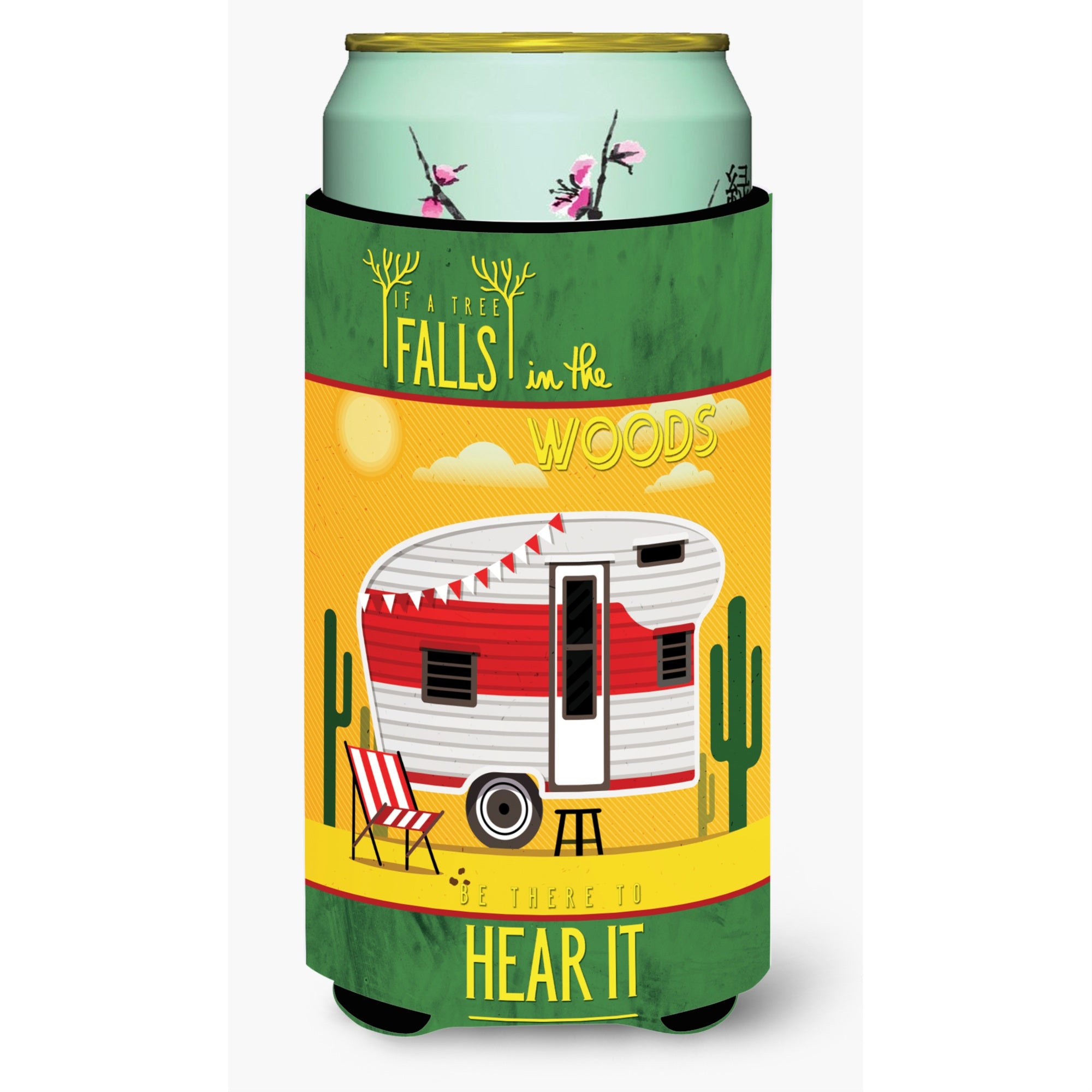 'Caroline'S Treasures Be In The Woods Retro Camper Desert Tall Boy Beverage Insulator Hugger, Multicolor''