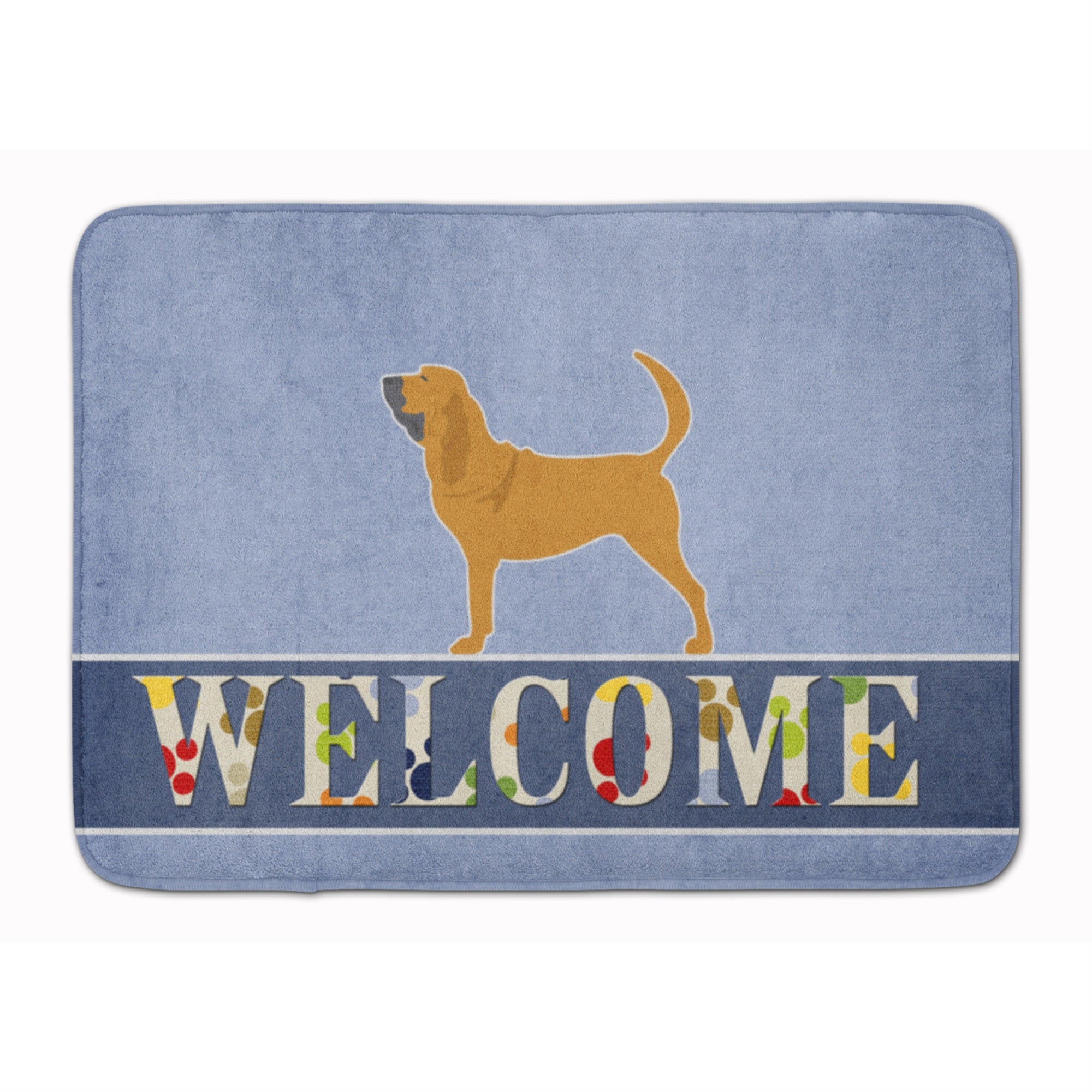 'Caroline'S Treasures Bloodhound Welcome Floor Mat, 19 X 27, Multicolor''