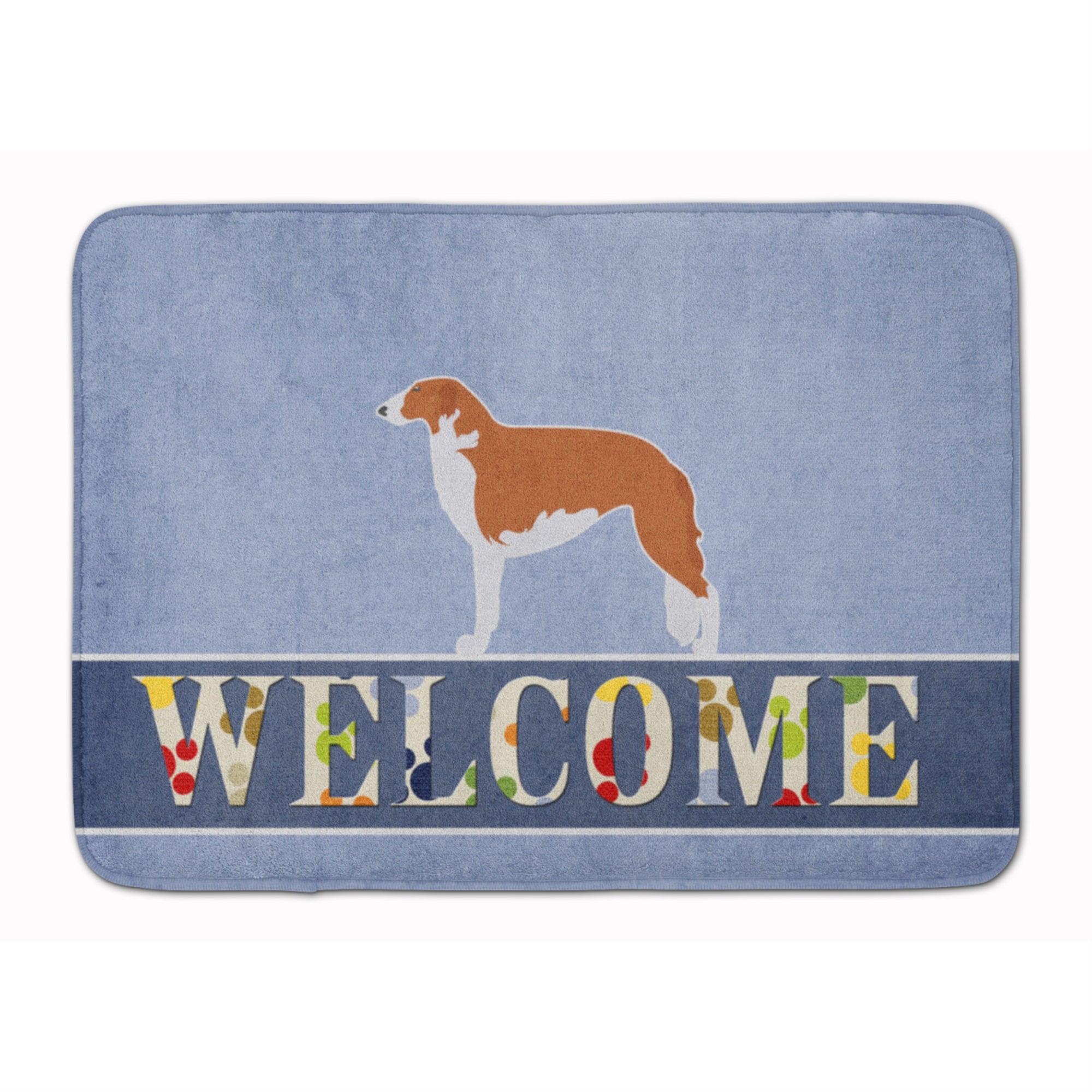 'Caroline'S Treasures Borzoi Russian Greyhound Welcome Floor Mat, 19 X 27, Multicolor''