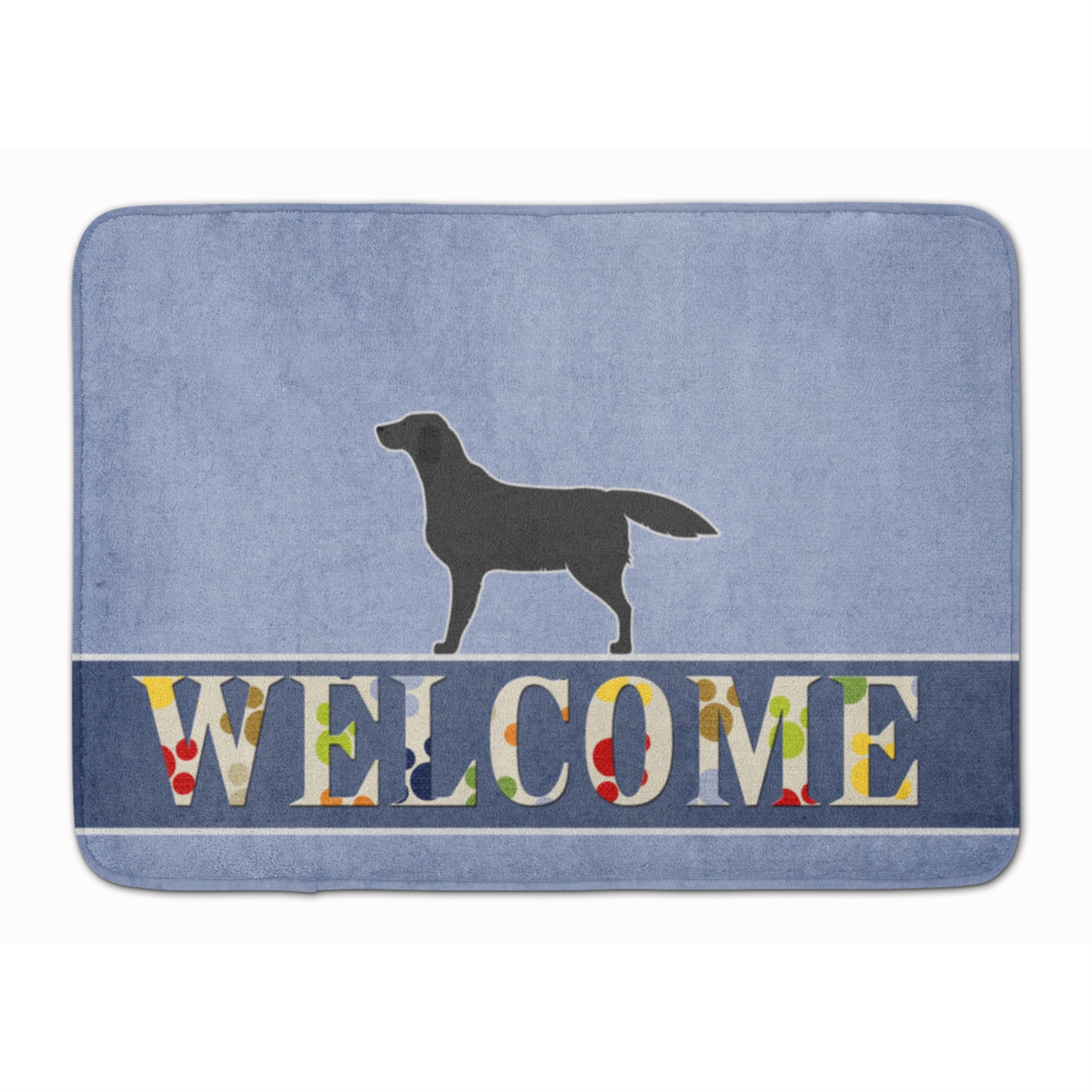 'Caroline'S Treasures Black Labrador Retriever Welcome Floor Mat, 19 X 27, Multicolor''