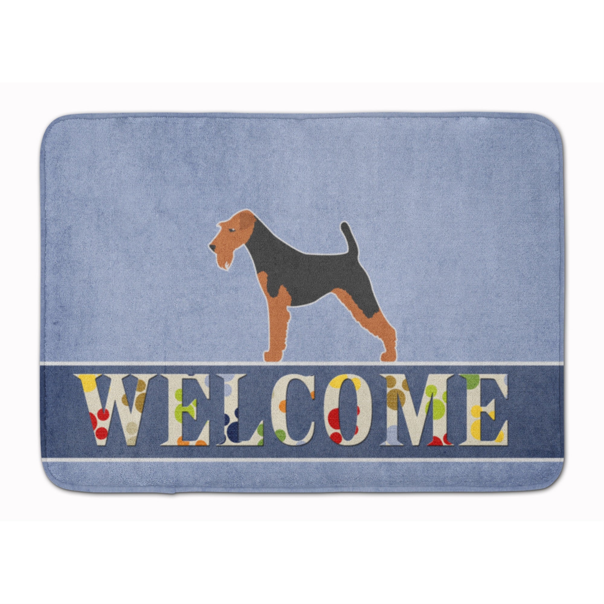 'Caroline'S Treasures Airedale Terrier Welcome Floor Mat, 19 X 27, Multicolor''