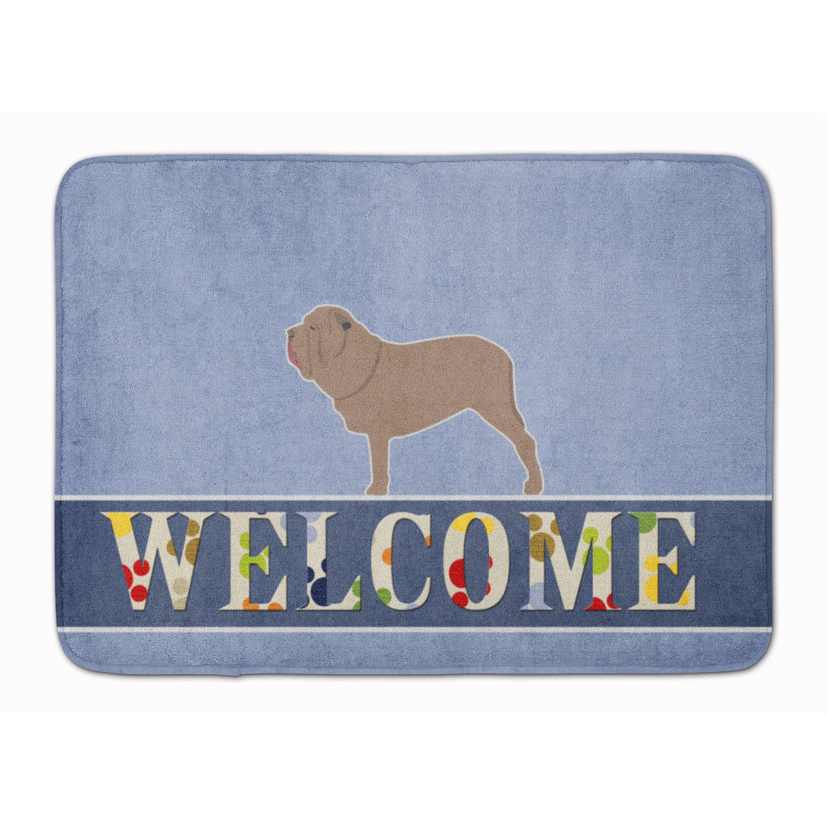'Caroline'S Treasures Neapolitan Mastiff Welcome Floor Mat, 19 X 27, Multicolor''