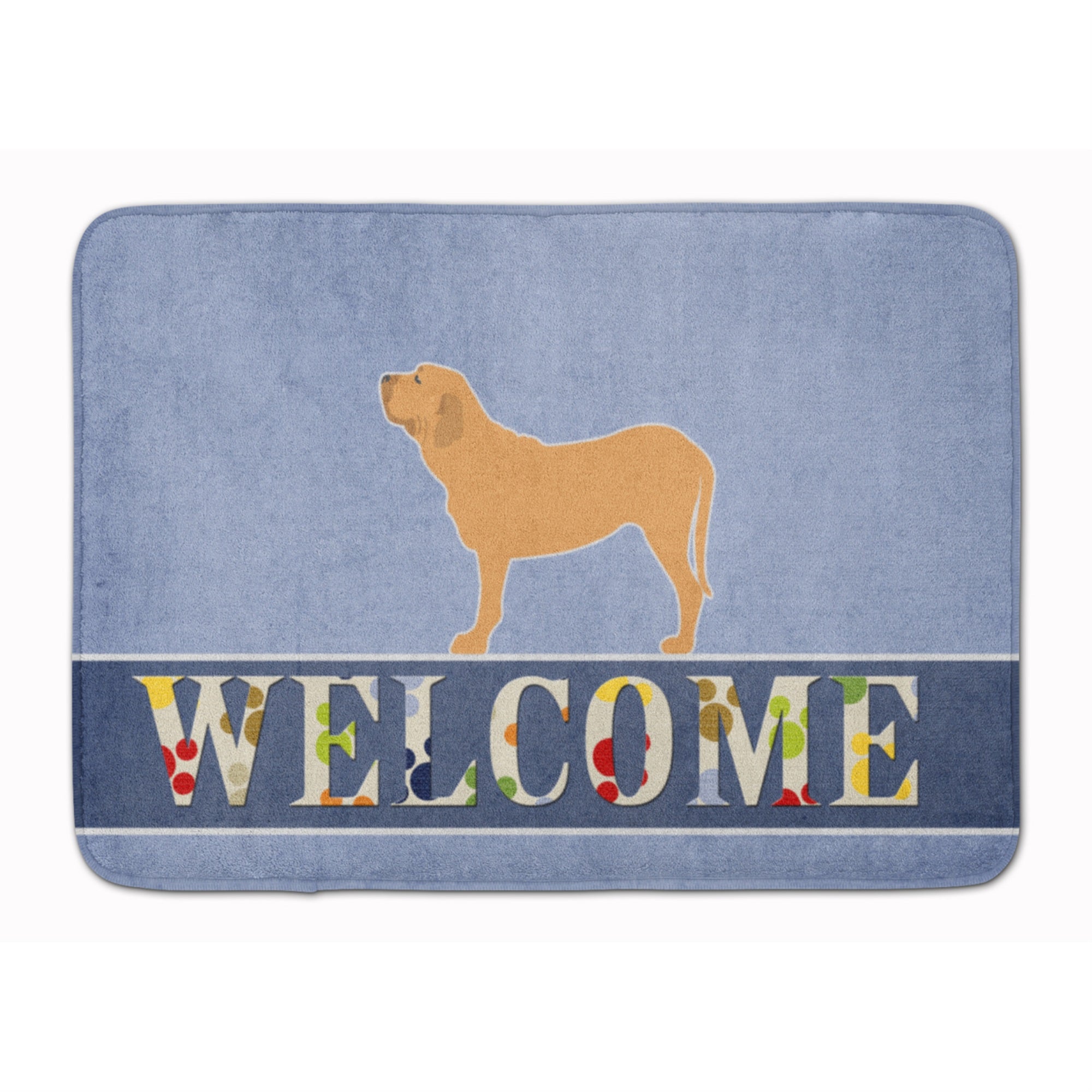'Caroline'S Treasures Fila Brasileiro Welcome Floor Mat, 19 X 27, Multicolor''