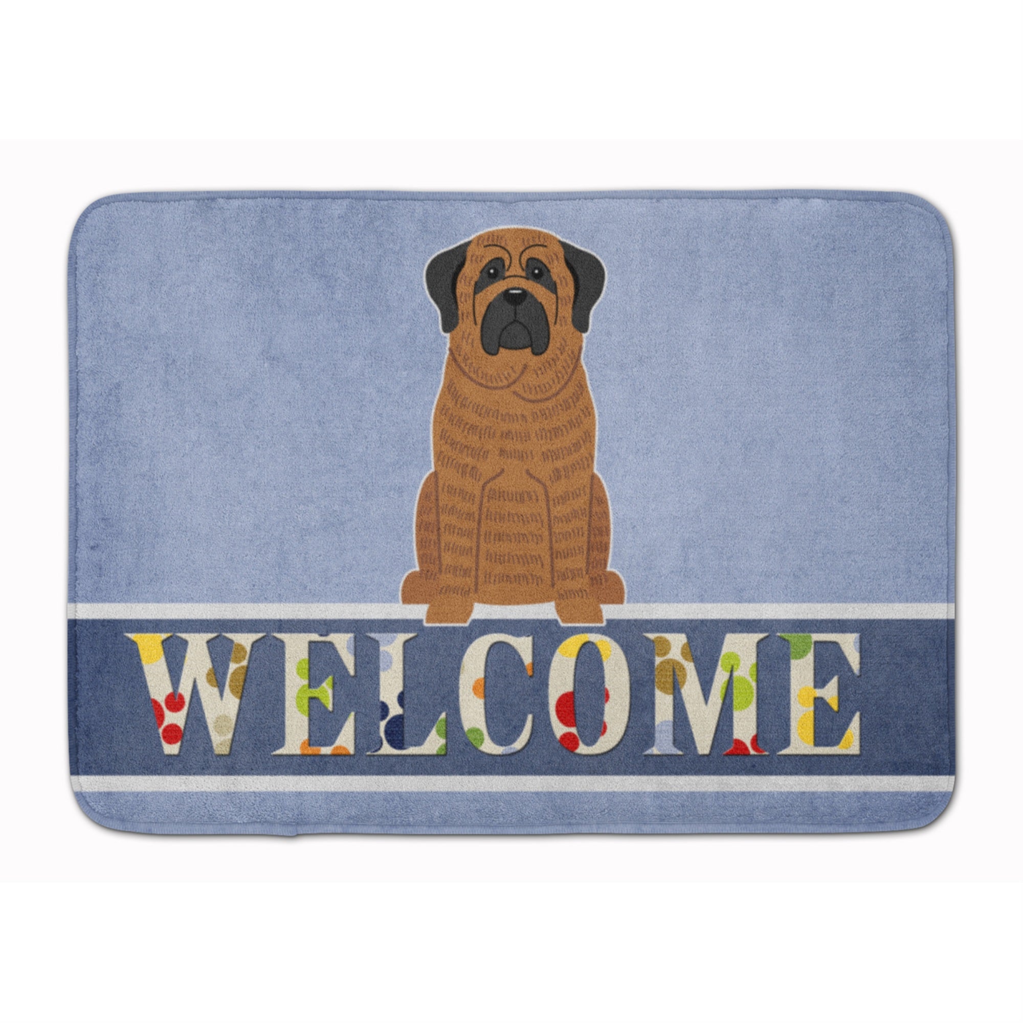 'Caroline'S Treasures Mastiff Brindle Welcome Floor Mat, 19 X 27, Multicolor''