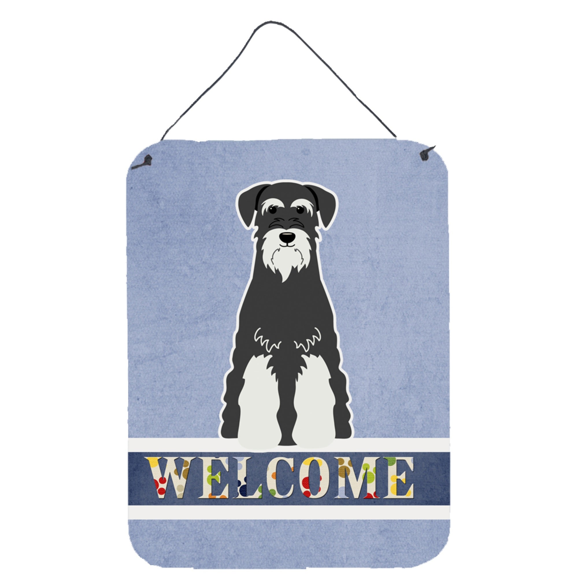 'Caroline'S Treasures Standard Schnauzer Salt And Pepper Metal Print, 16 X 12, Multicolor''