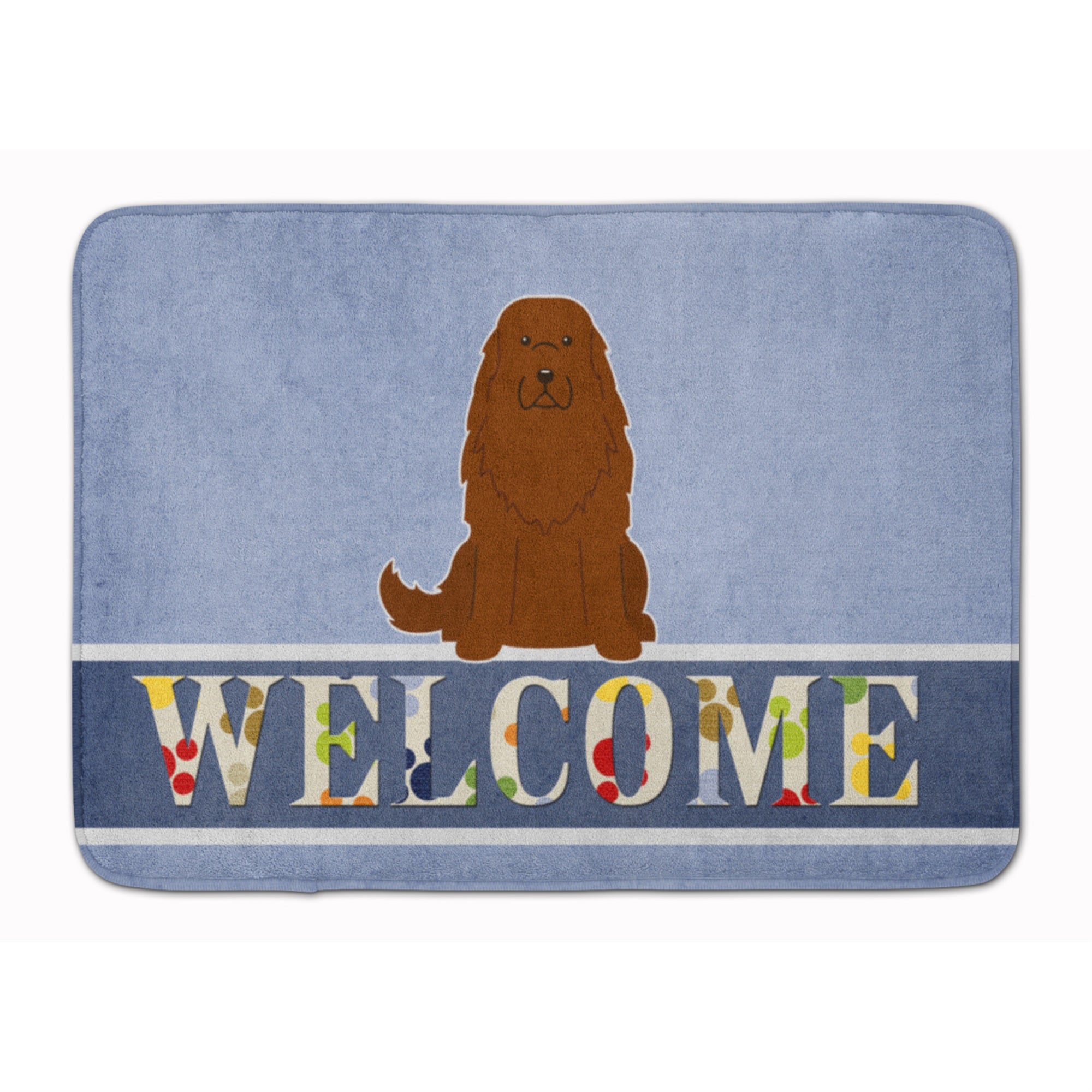 'Caroline'S Treasures Caucasian Shepherd Dog Welcome Floor Mat, 19 X 27, Multicolor''
