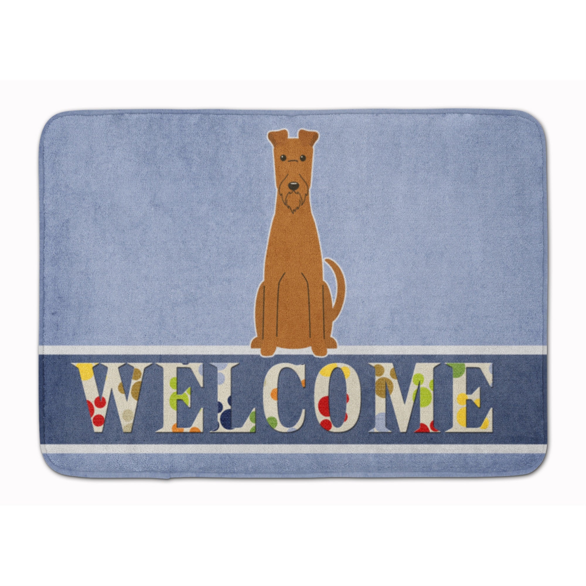 'Caroline'S Treasures Irish Terrier Welcome Floor Mat, 19 X 27, Multicolor''