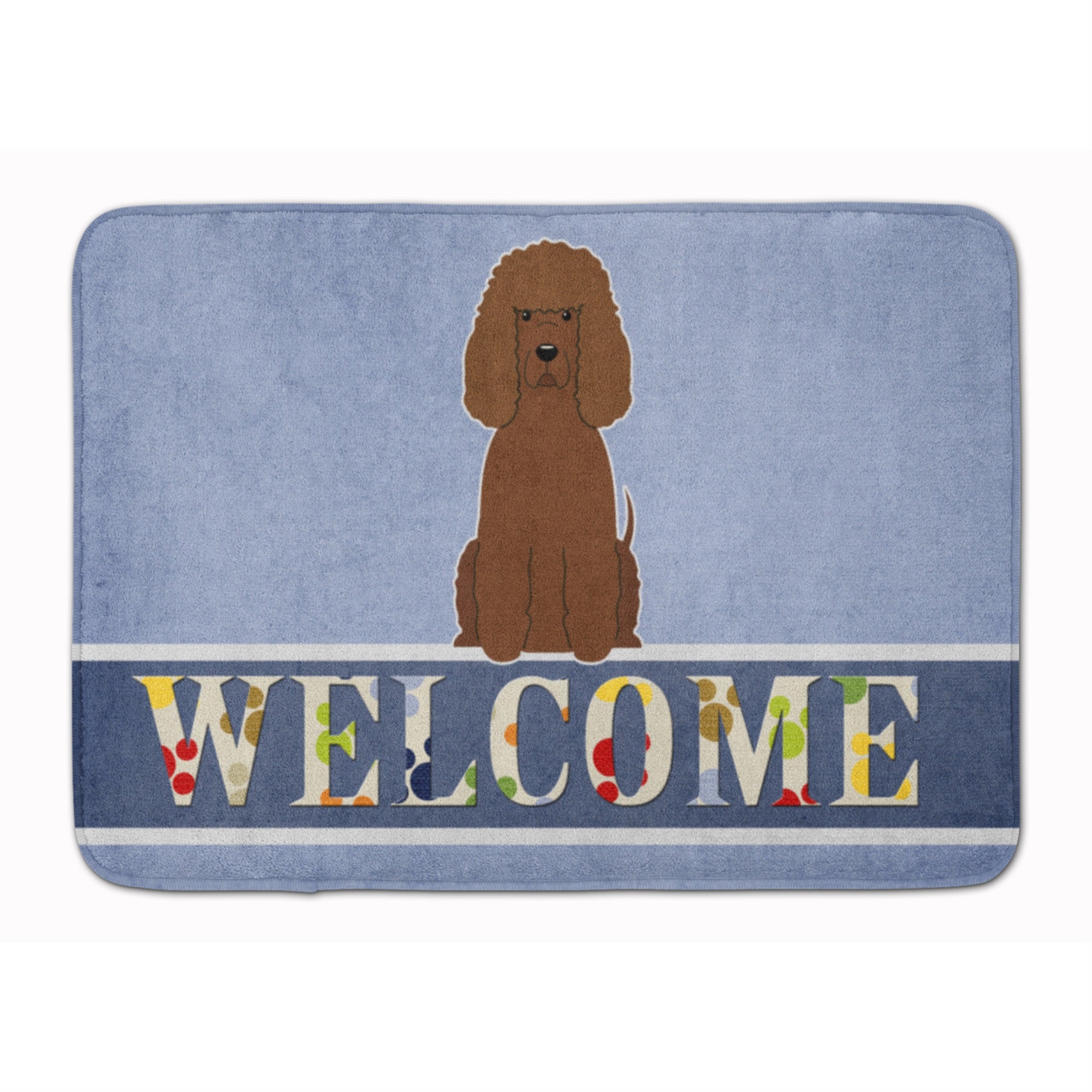 'Caroline'S Treasures Irish Water Spaniel Welcome Floor Mat, 19 X 27, Multicolor''