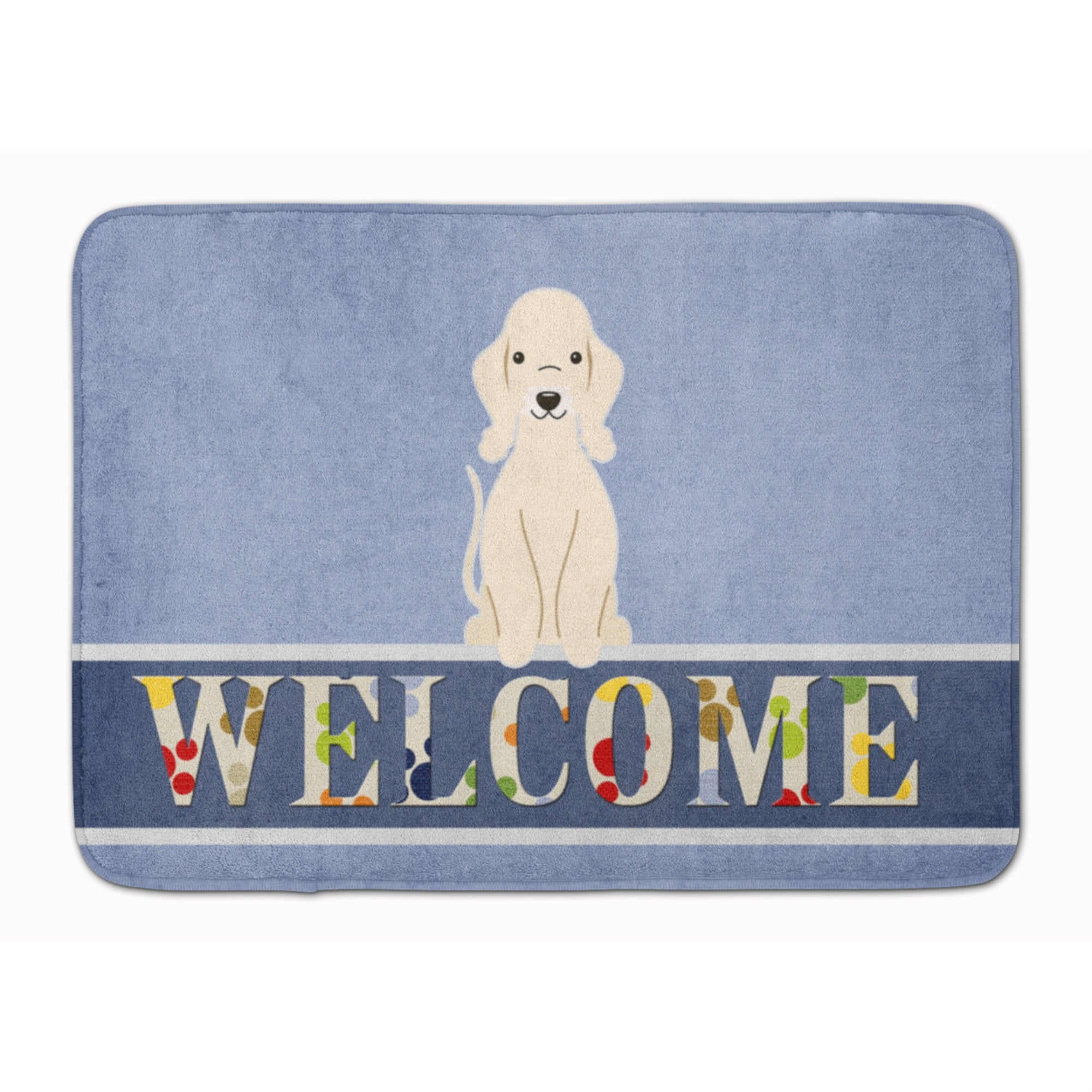 'Caroline'S Treasures Bedlington Terrier Sandy Welcome Floor Mat, 19 X 27, Multicolor''