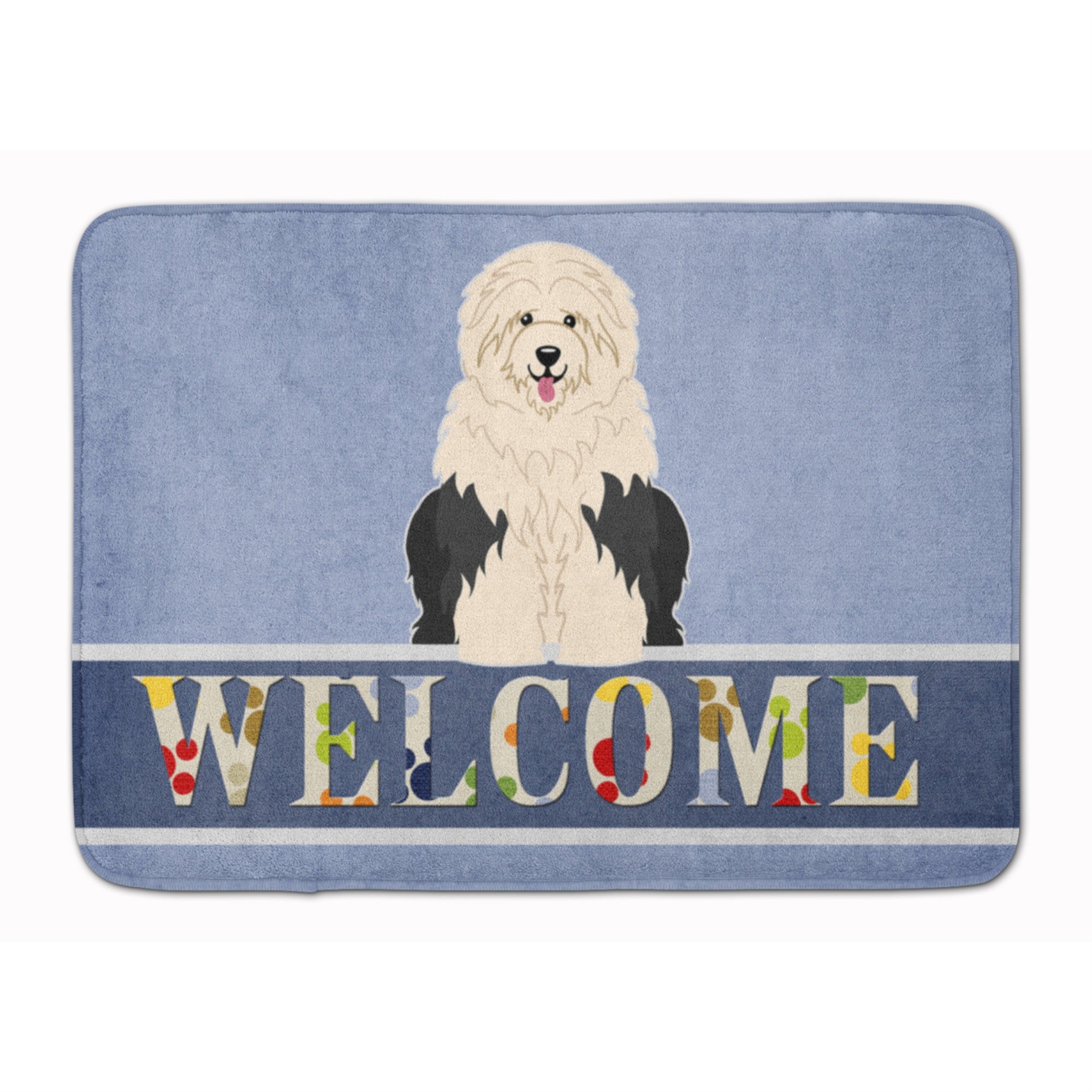 'Caroline'S Treasures Old English Sheepdog Welcome Floor Mat, 19 X 27, Multicolor''