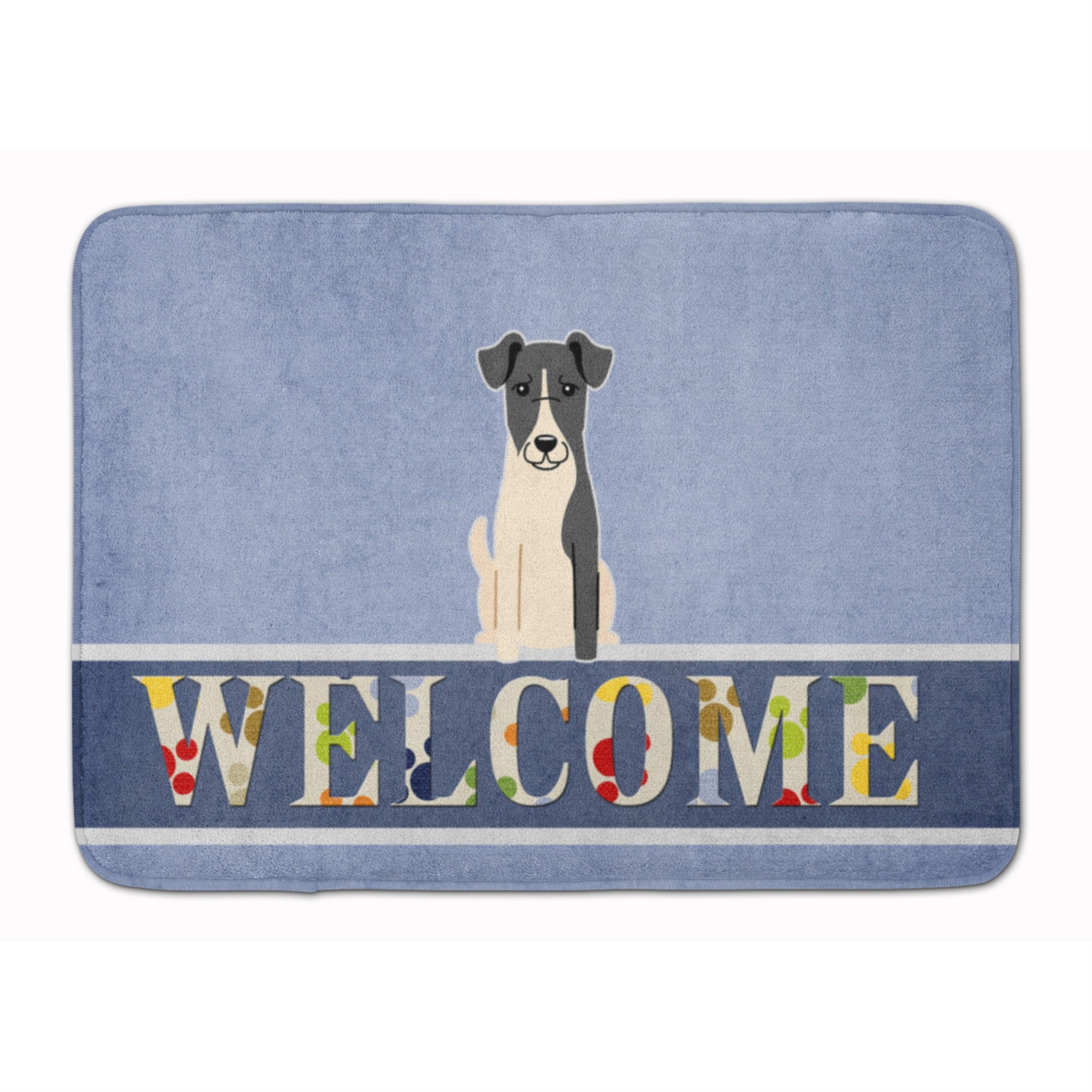 'Caroline'S Treasures Smooth Fox Terrier Welcome Floor Mat, 19 X 27, Multicolor''
