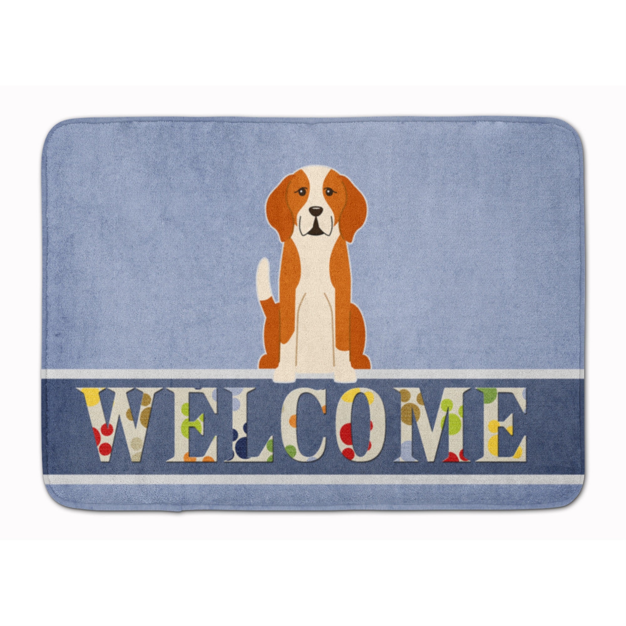 'Caroline'S Treasures English Foxhound Welcome Floor Mat, 19 X 27, Multicolor''