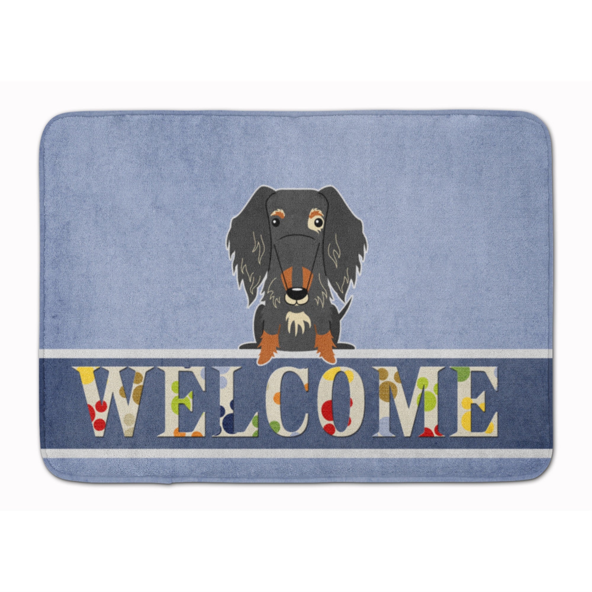 'Caroline'S Treasures Wire Haired Dachshund Dapple Welcome Floor Mat, 19 X 27, Multicolor''