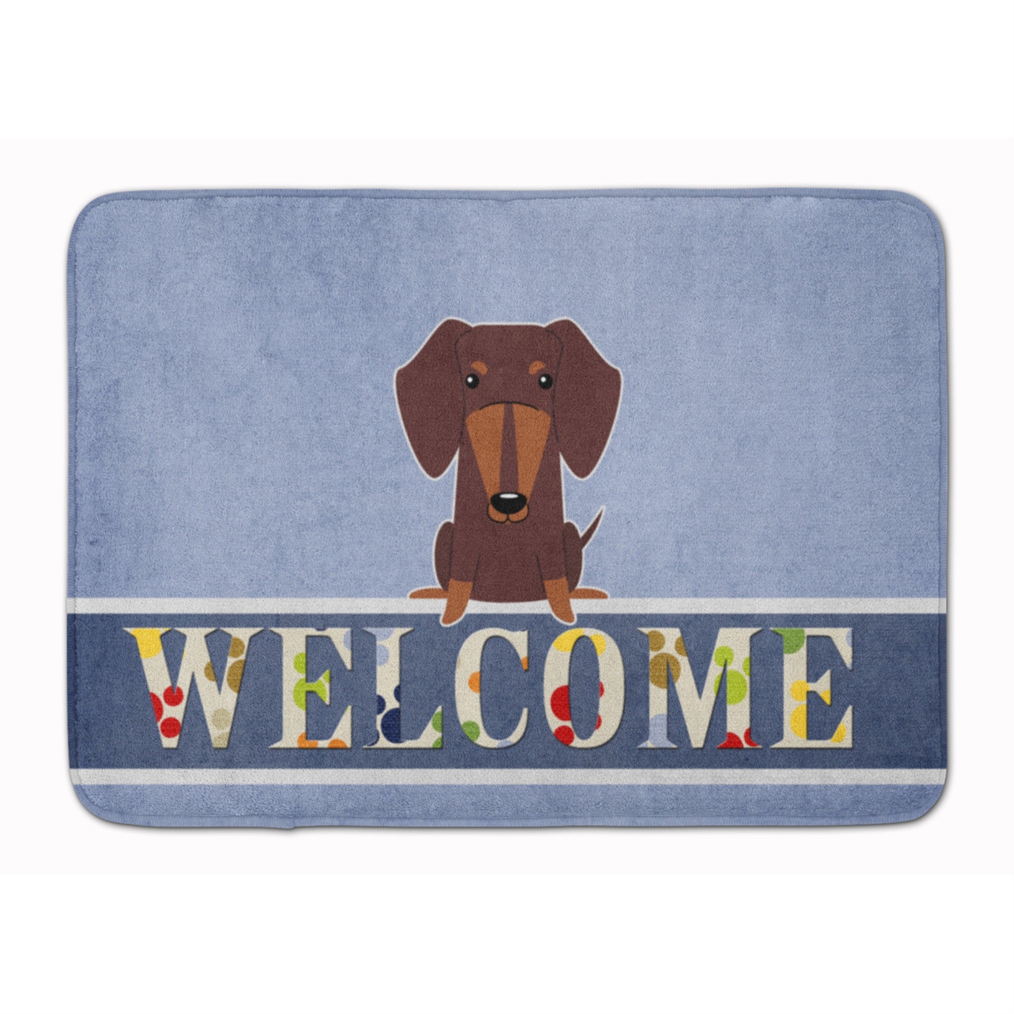 'Caroline'S Treasures Dachshund Chocolate Welcome Floor Mat, 19 X 27, Multicolor''