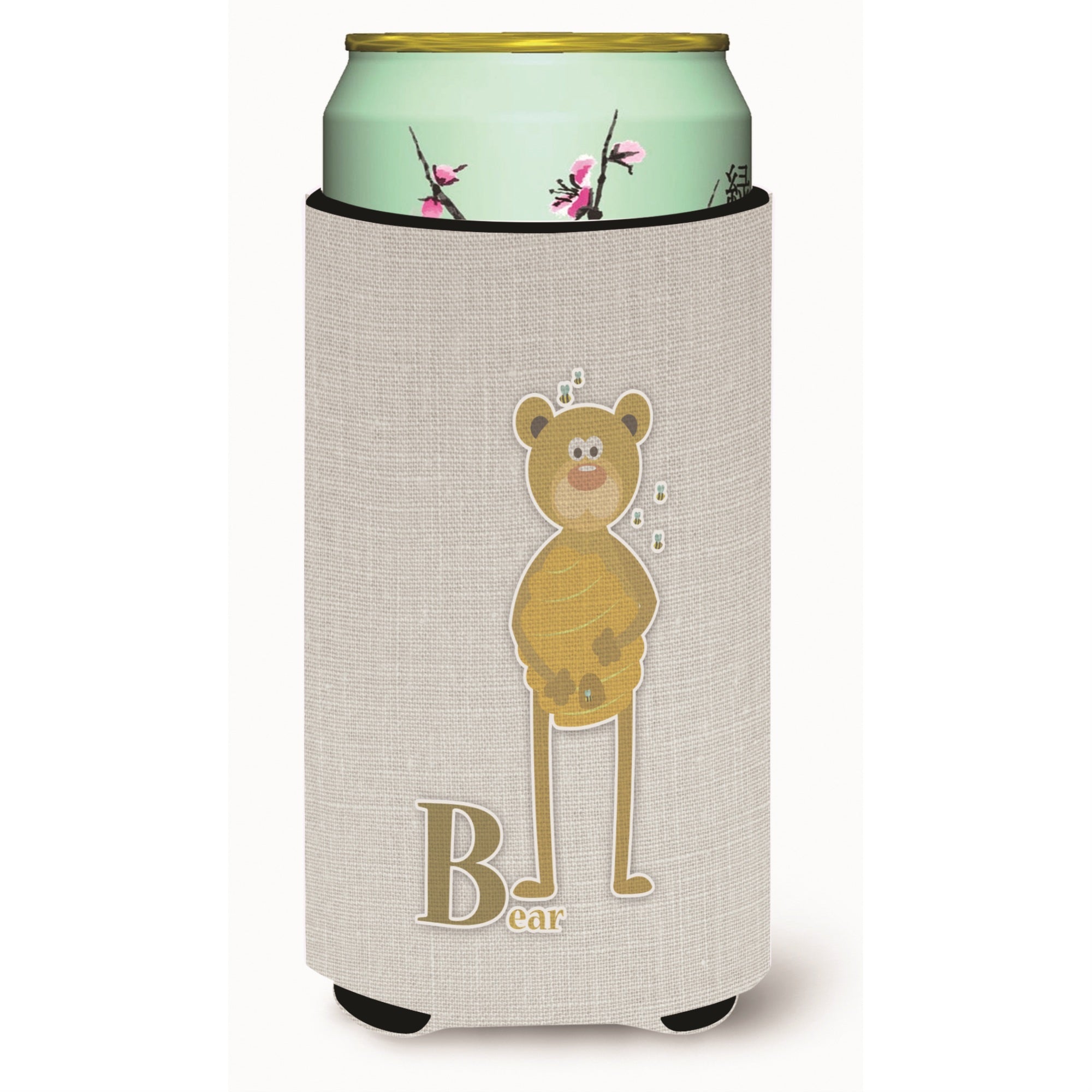 'Caroline'S Treasures Alphabet B For Bear Tall Boy Beverage Insulator Hugger, Multicolor''