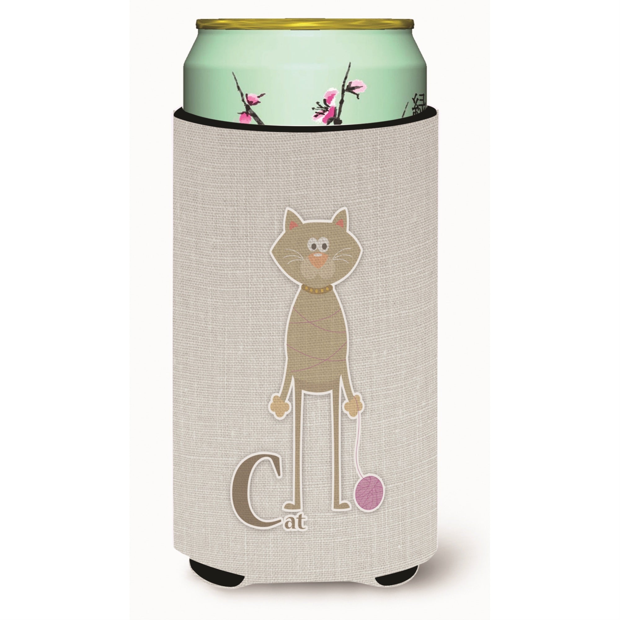 'Caroline'S Treasures Alphabet C For Cat Tall Boy Beverage Insulator Hugger, Multicolor''