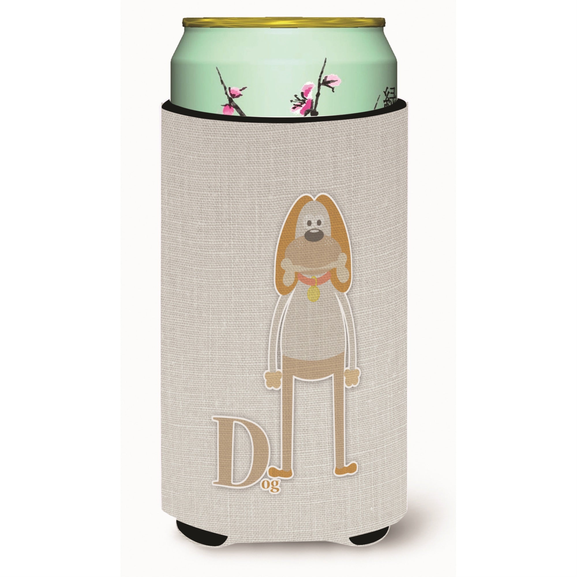 'Caroline'S Treasures Alphabet D For Dog Tall Boy Beverage Insulator Hugger, Multicolor''