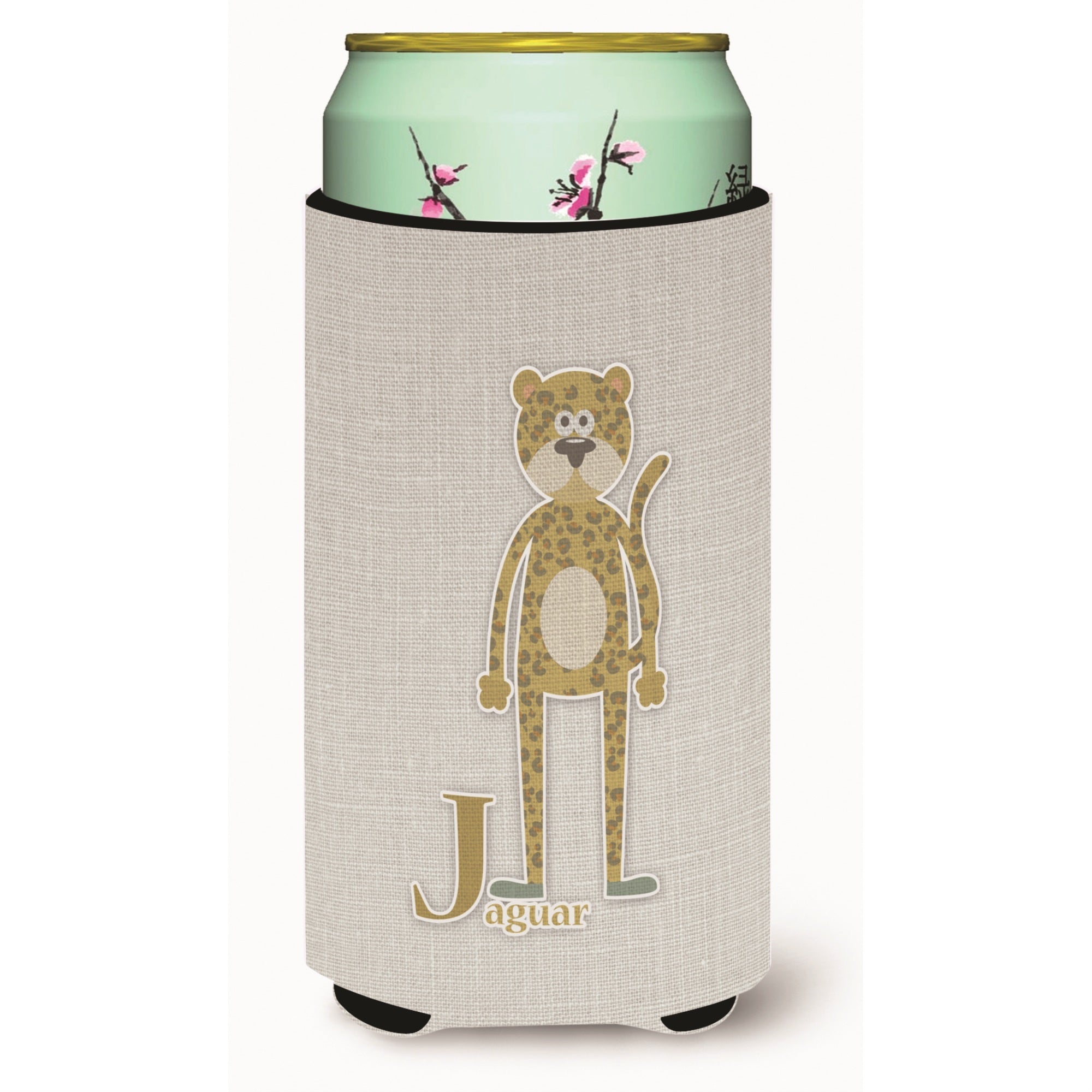 'Caroline'S Treasures Alphabet J For Jaguar Tall Boy Beverage Insulator Hugger, Multicolor''