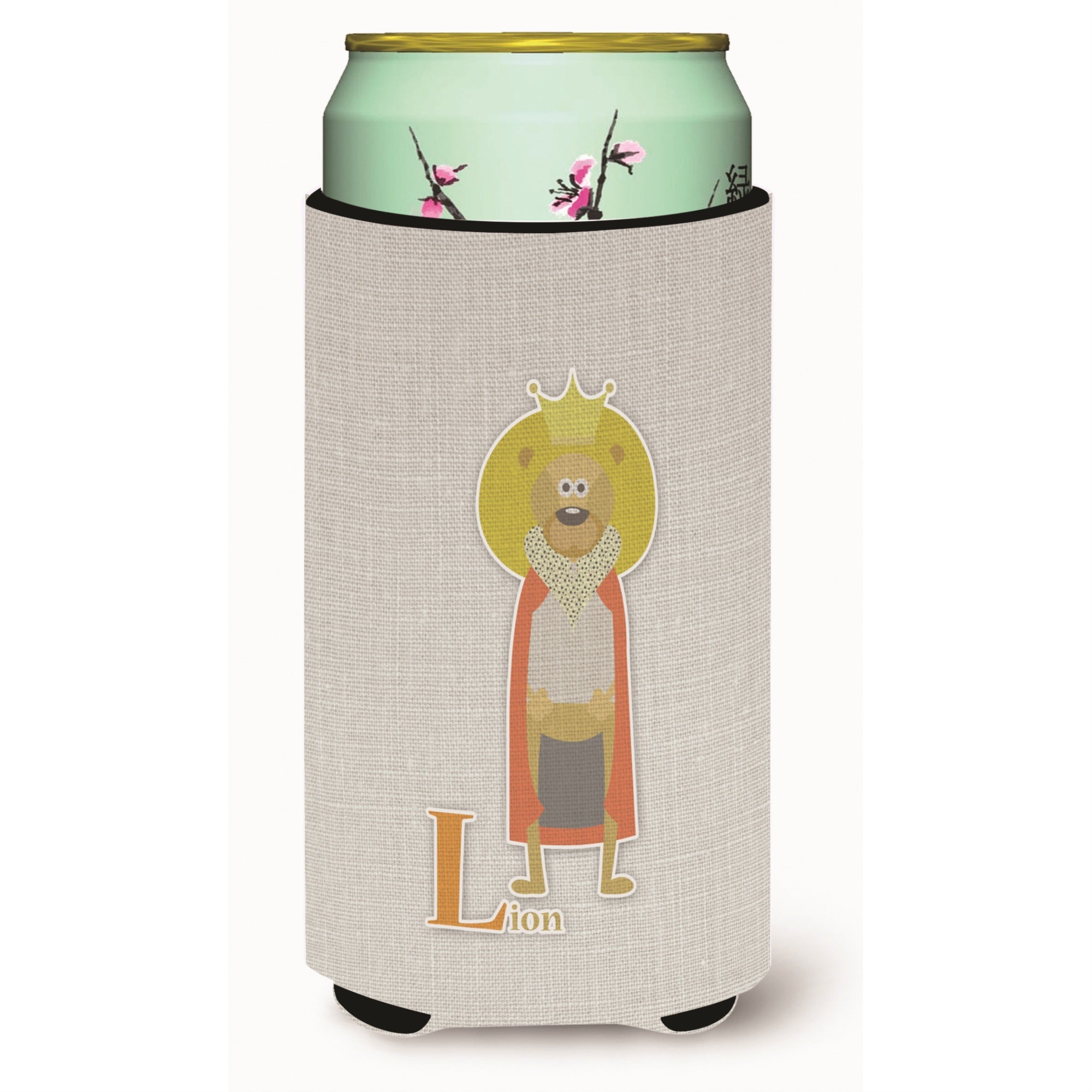 'Caroline'S Treasures Alphabet L For Lion Tall Boy Beverage Insulator Hugger, Multicolor''
