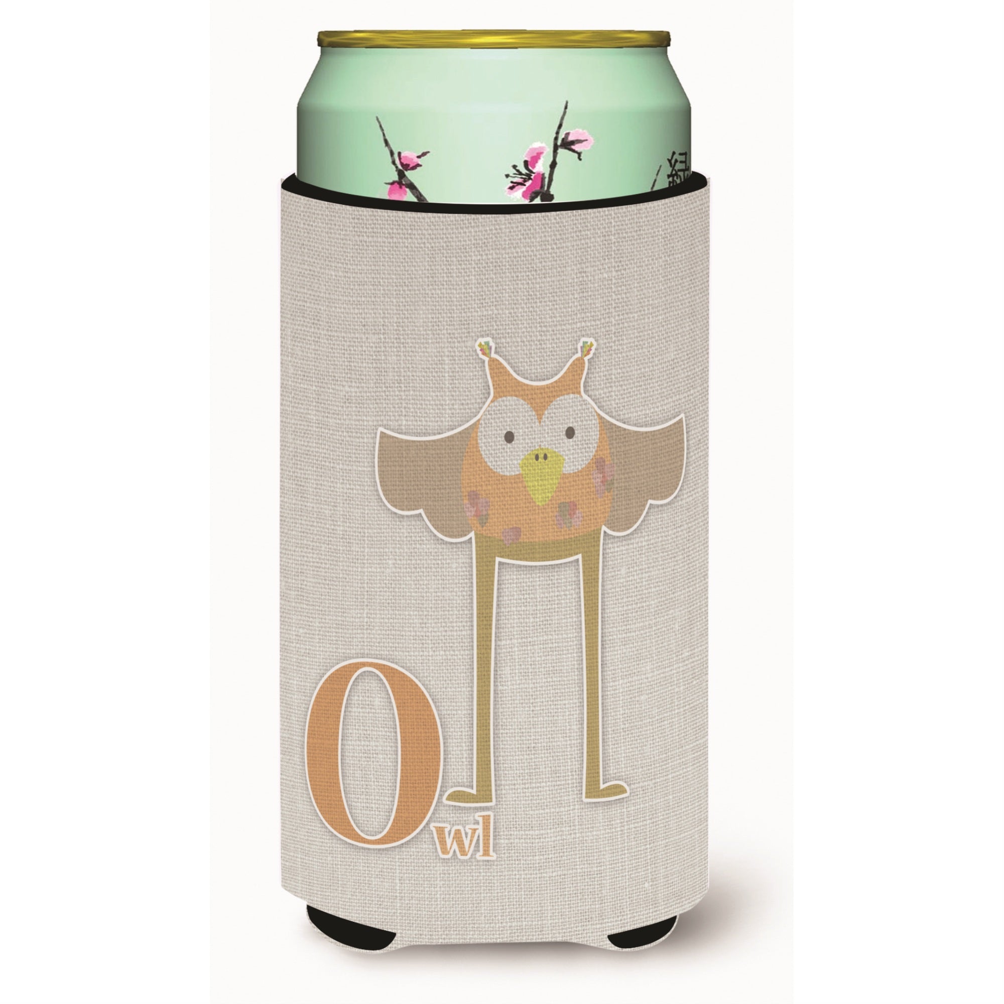 'Caroline'S Treasures Alphabet O For Owl Tall Boy Beverage Insulator Hugger, Multicolor''