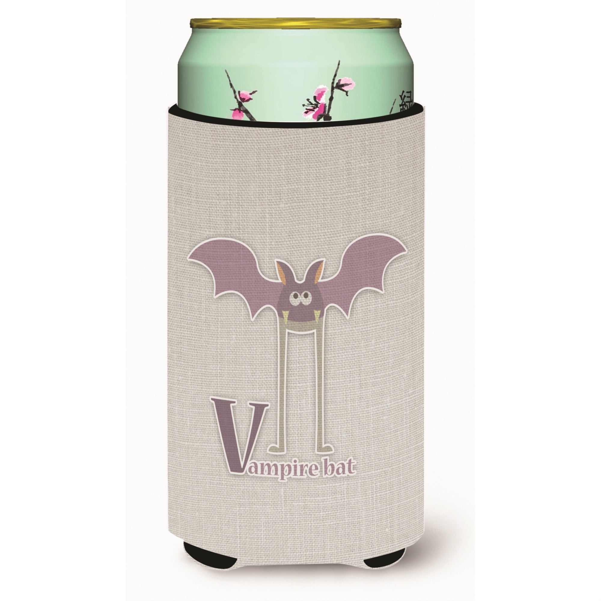 'Caroline'S Treasures Alphabet V For Vampire Bat Tall Boy Beverage Insulator Hugger, Multicolor''