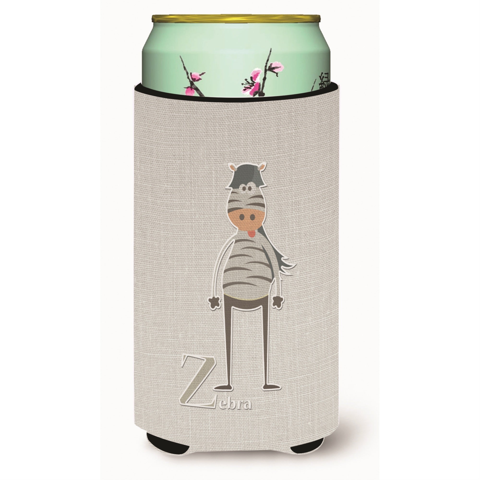 'Caroline'S Treasures Alphabet Z For Zebra Tall Boy Beverage Insulator Hugger, Multicolor''