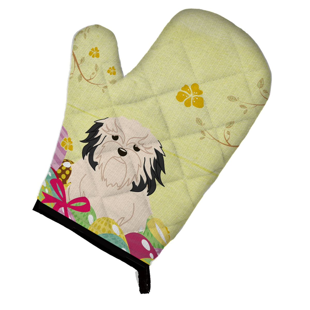 'Caroline'S Treasures Easter Eggs Lowchen Oven Mitt, Multicolor, 12'''' X 8.5''''''