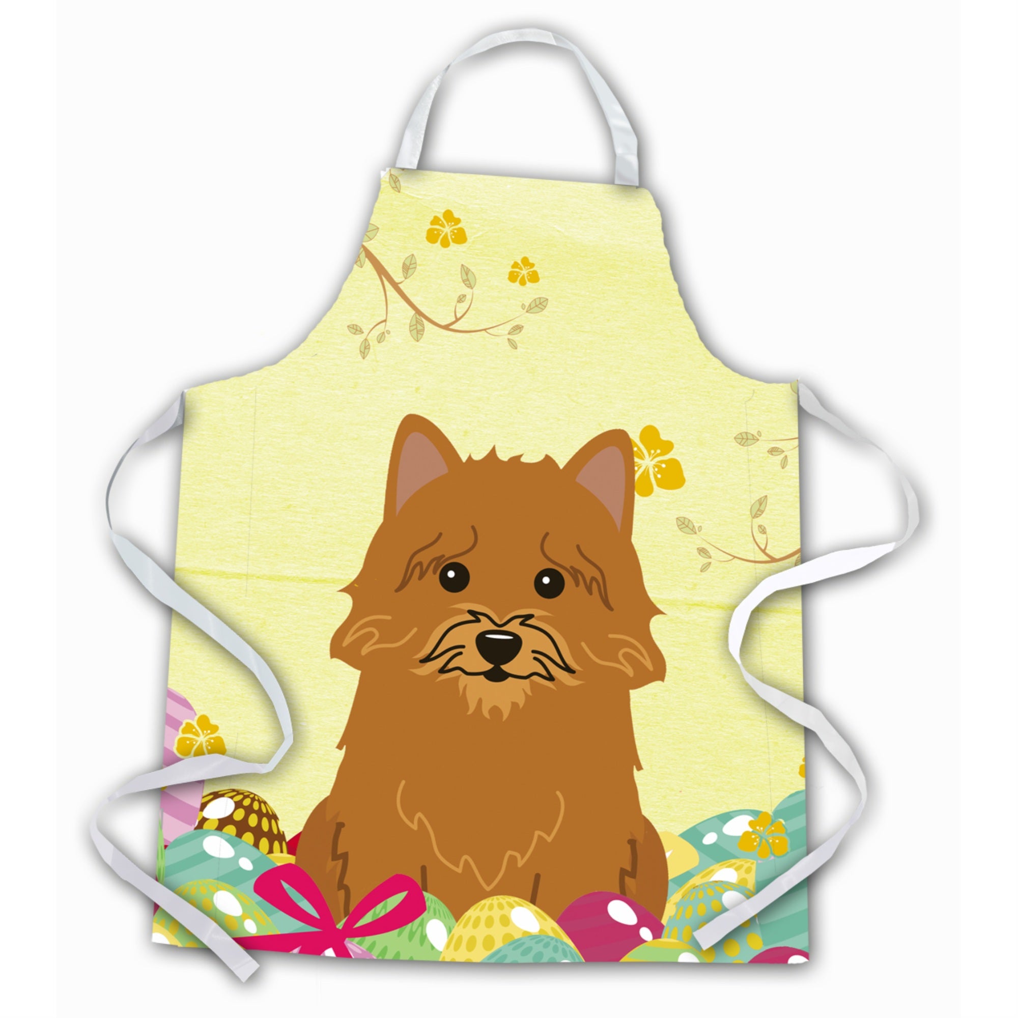 'Caroline'S Treasures Easter Eggs Norwich Terrier Apron, Large, Multicolor''