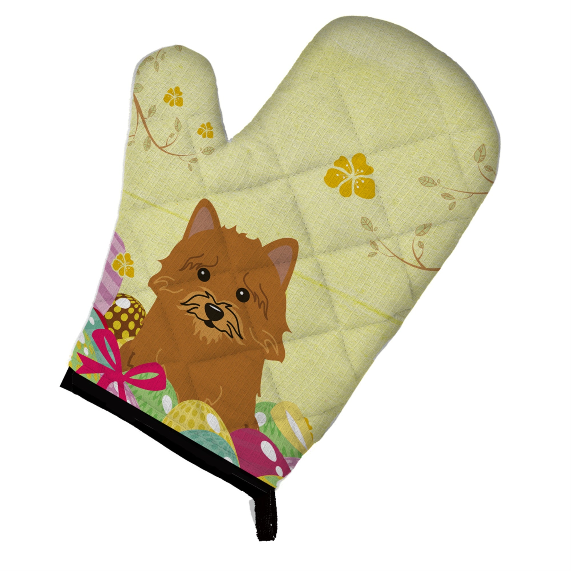 'Caroline'S Treasures Easter Eggs Norwich Terrier Oven Mitt, Multicolor, 12'''' X 8.5''''''