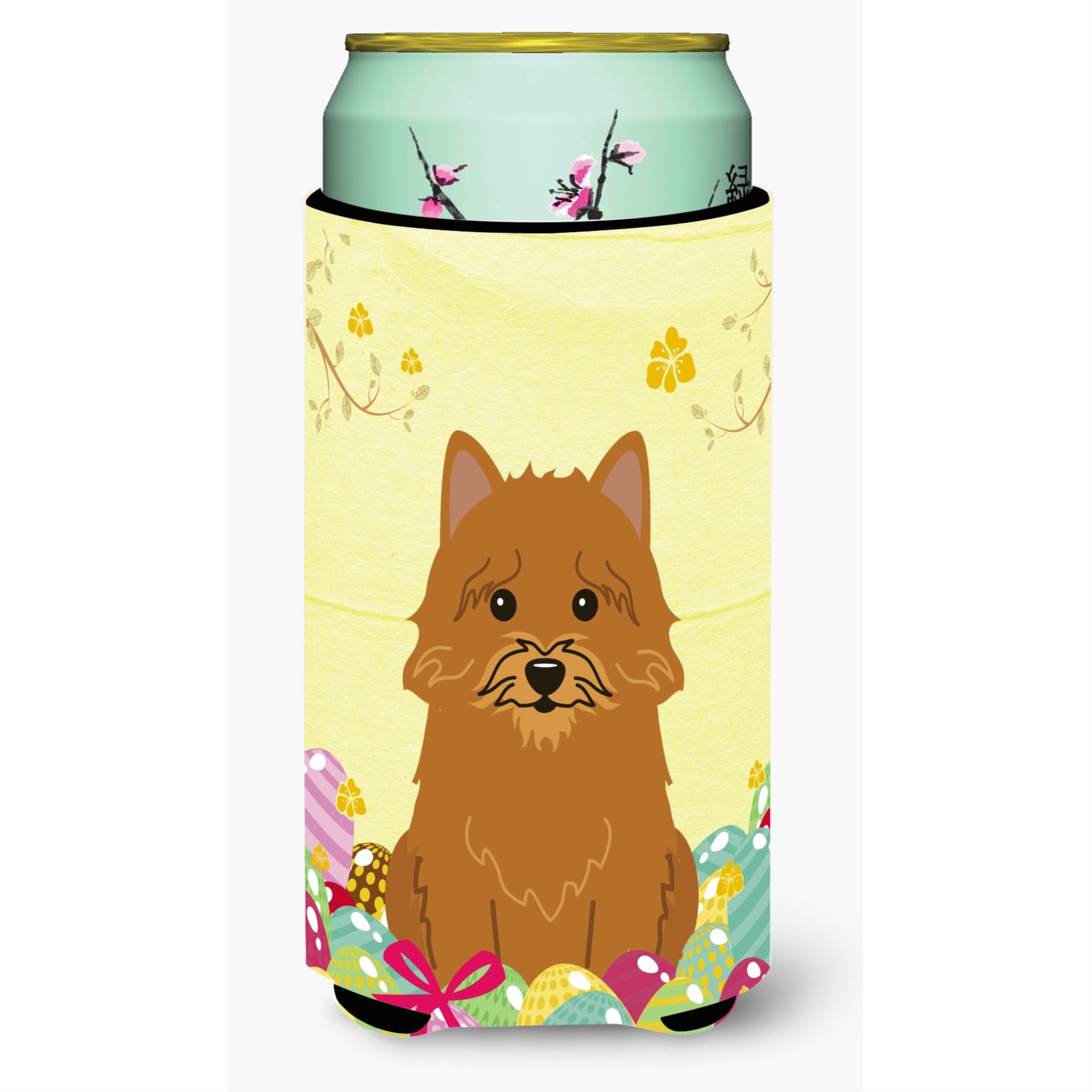 'Caroline'S Treasures Easter Eggs Norwich Terrier Tall Boy Beverage Insulator Hugger, Multicolor''
