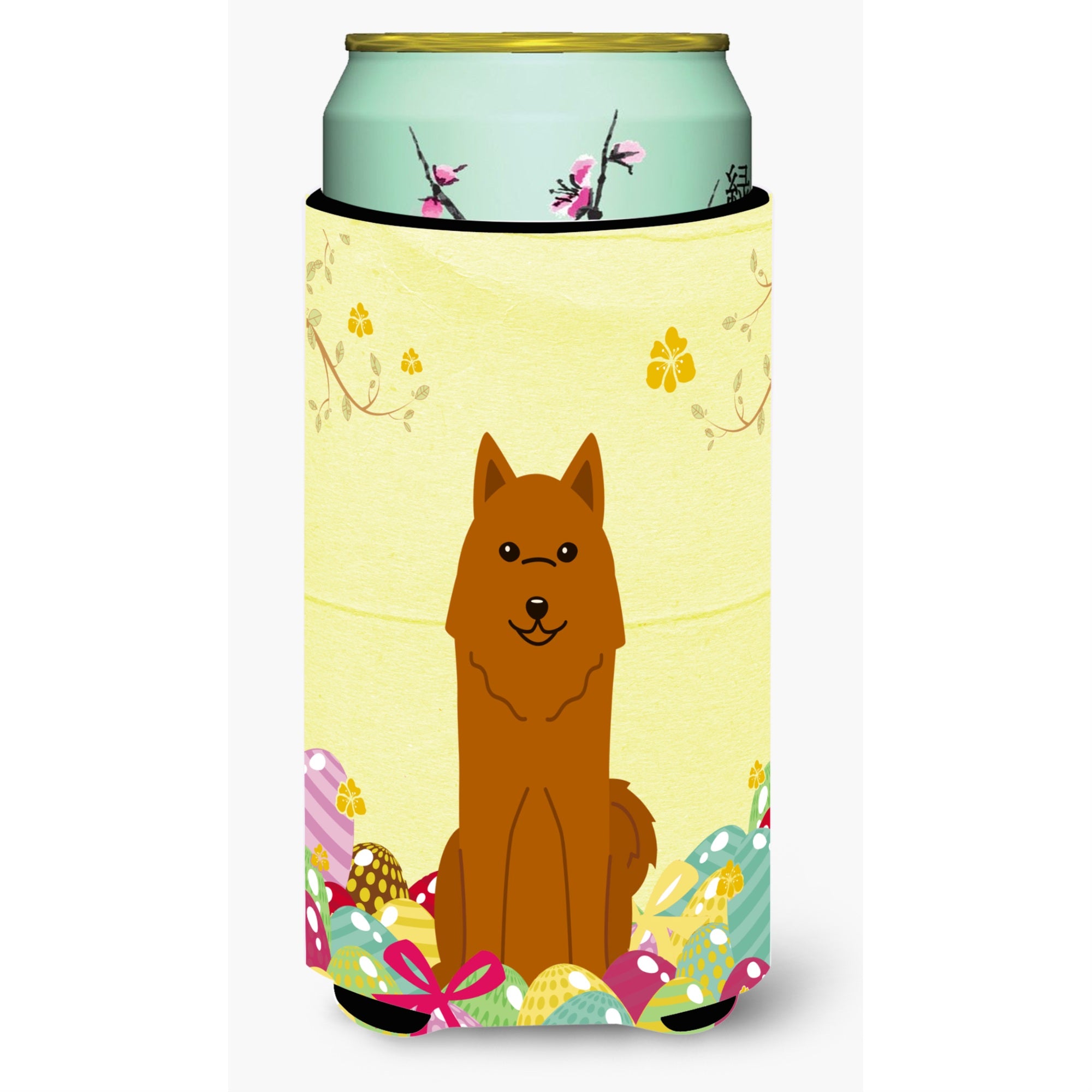 'Caroline'S Treasures Easter Eggs Karelian Bear Dog Tall Boy Beverage Insulator Hugger, Multicolor''