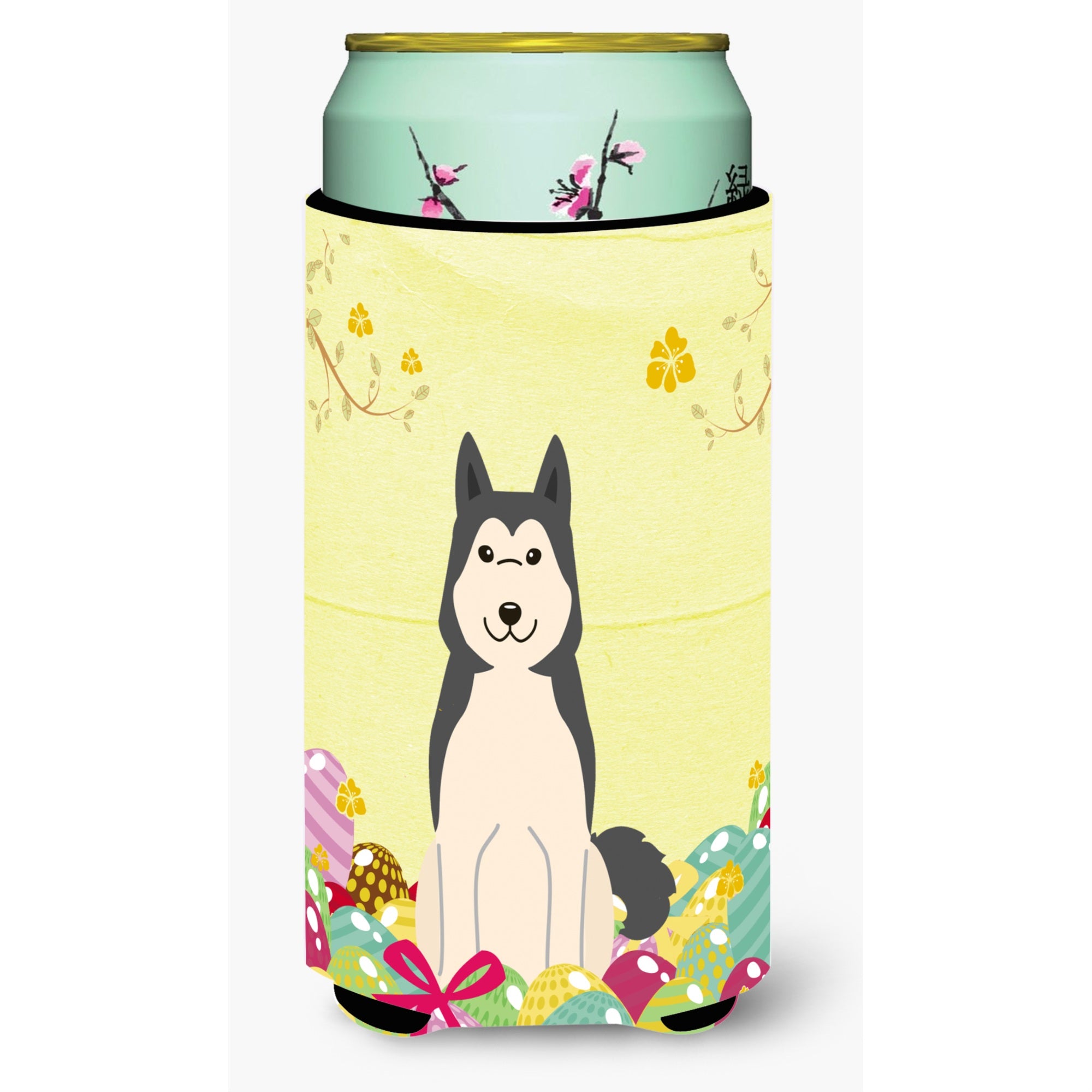 'Caroline'S Treasures Easter West Siberian Laika Spitz Tall Boy Beverage Insulator Hugger, Multicolor''