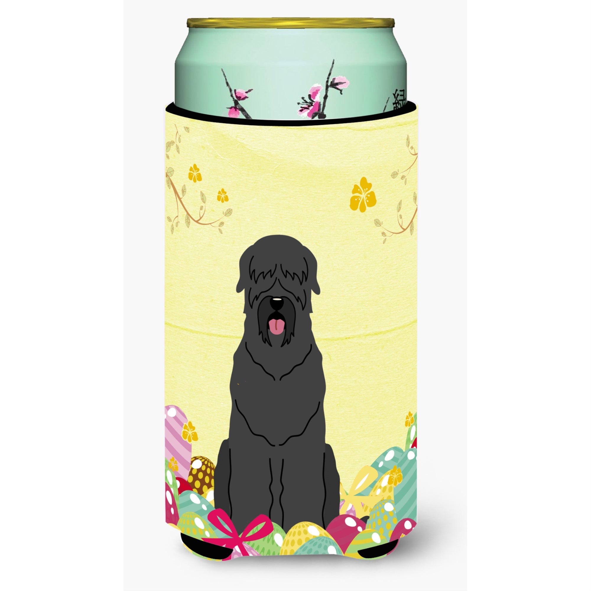 'Caroline'S Treasures Easter Eggs Black Russian Terrier Tall Boy Beverage Insulator Hugger, Multicolor''