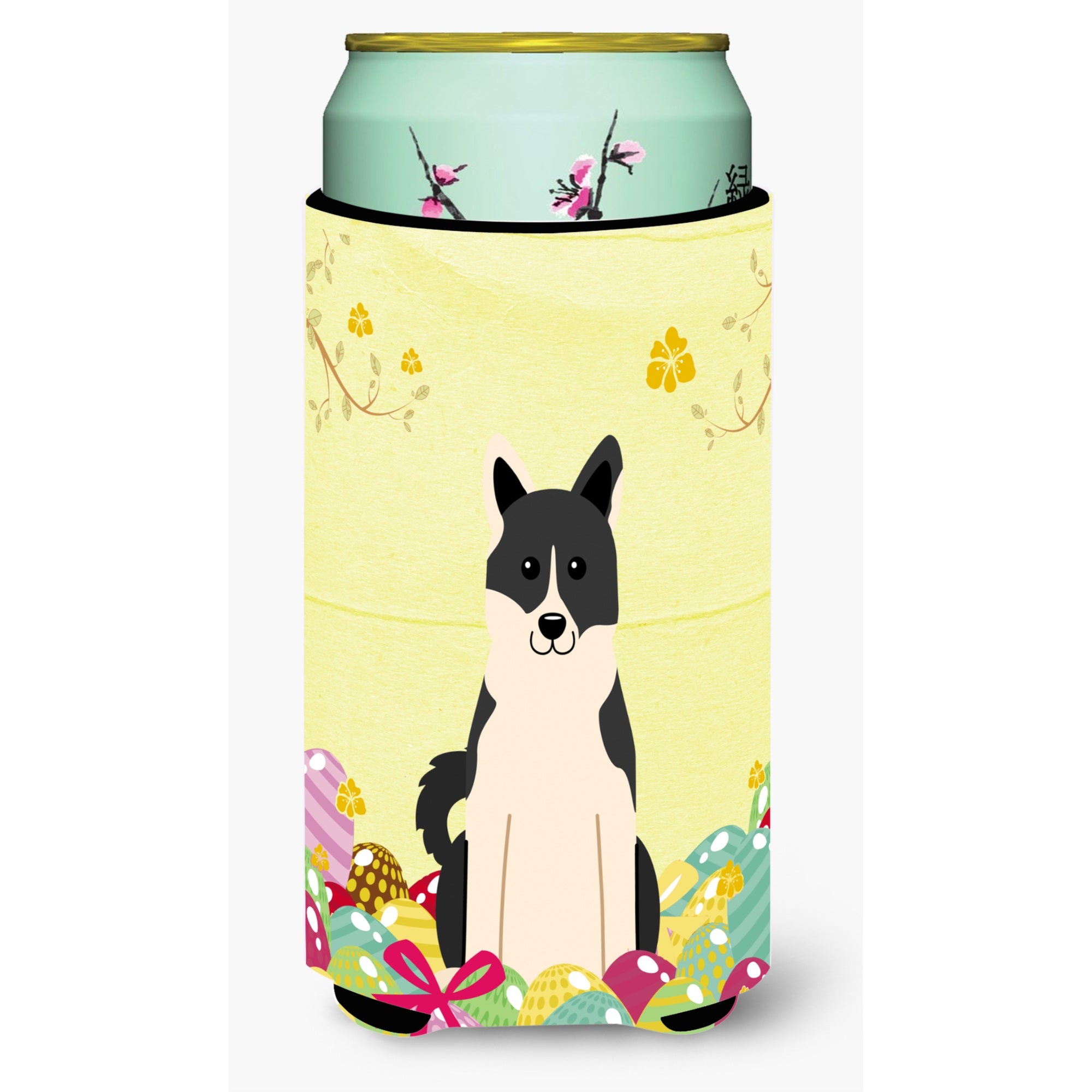 'Caroline'S Treasures Easter Russo-European Laika Spitz Tall Boy Beverage Insulator Hugger, Multicolor''