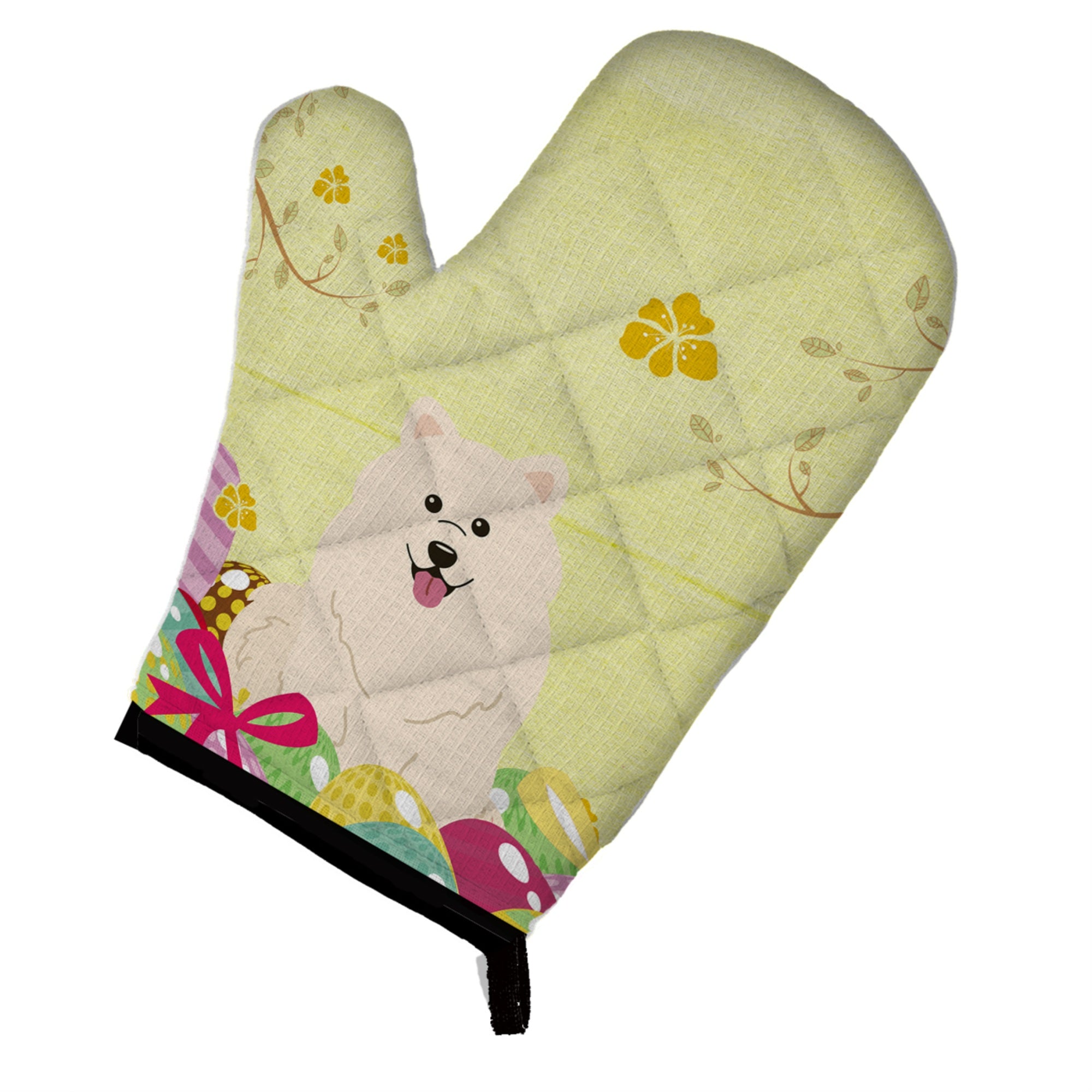 'Caroline'S Treasures Easter Eggs Samoyed Oven Mitt, Multicolor, 12'''' X 8.5''''''