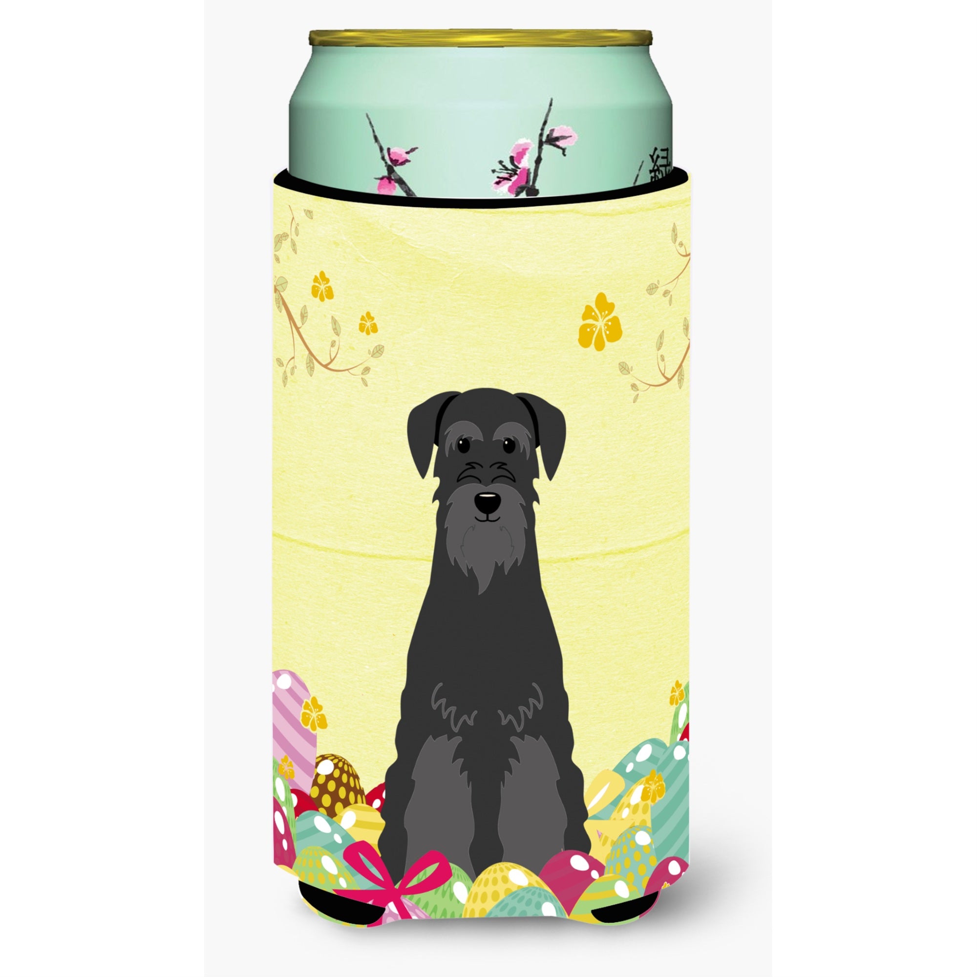 'Caroline'S Treasures Easter Standard Schnauzer Black Tall Boy Beverage Insulator Hugger, Multicolor''