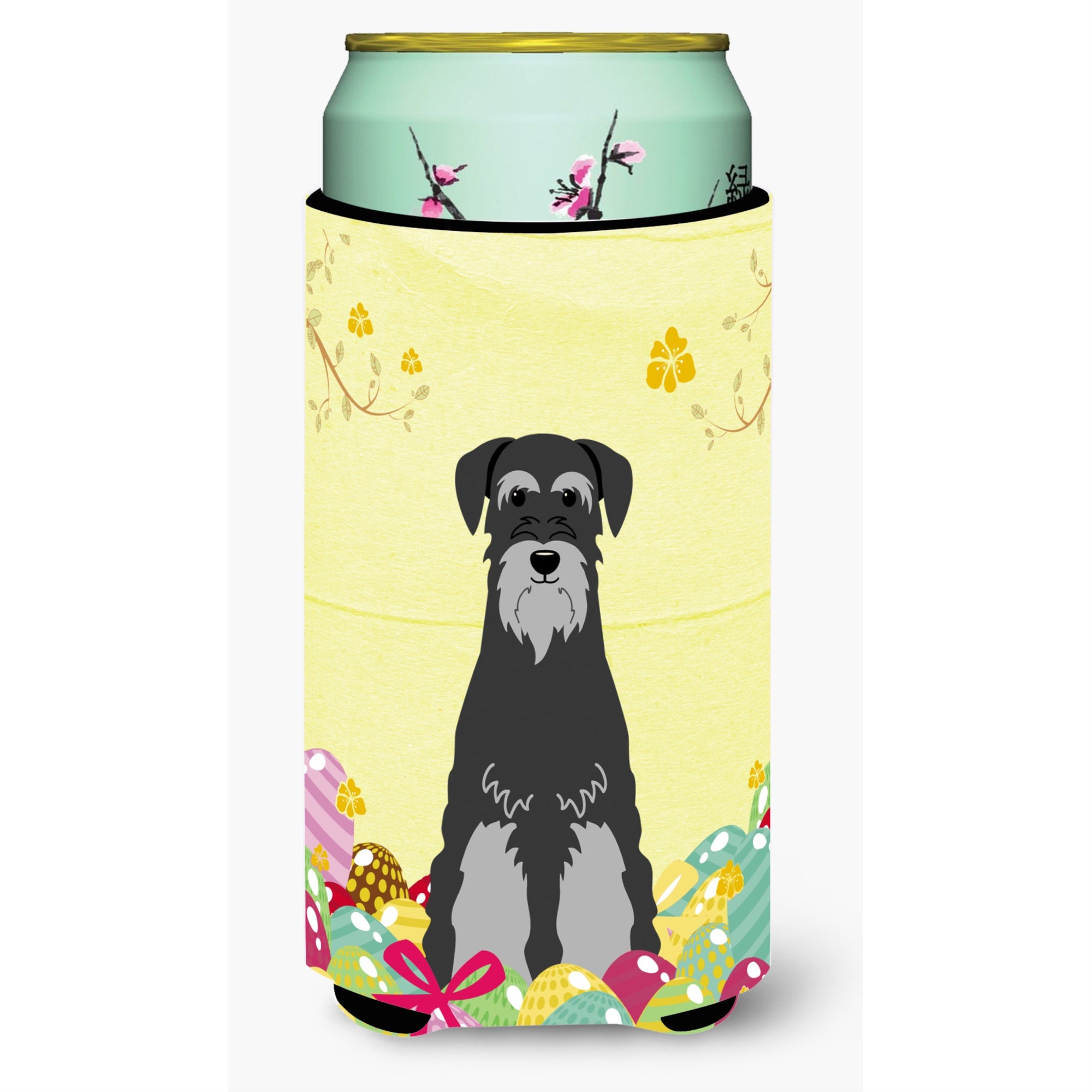 'Caroline'S Treasures Easter Schnauzer Black Grey Tall Boy Beverage Insulator Hugger, Multicolor''