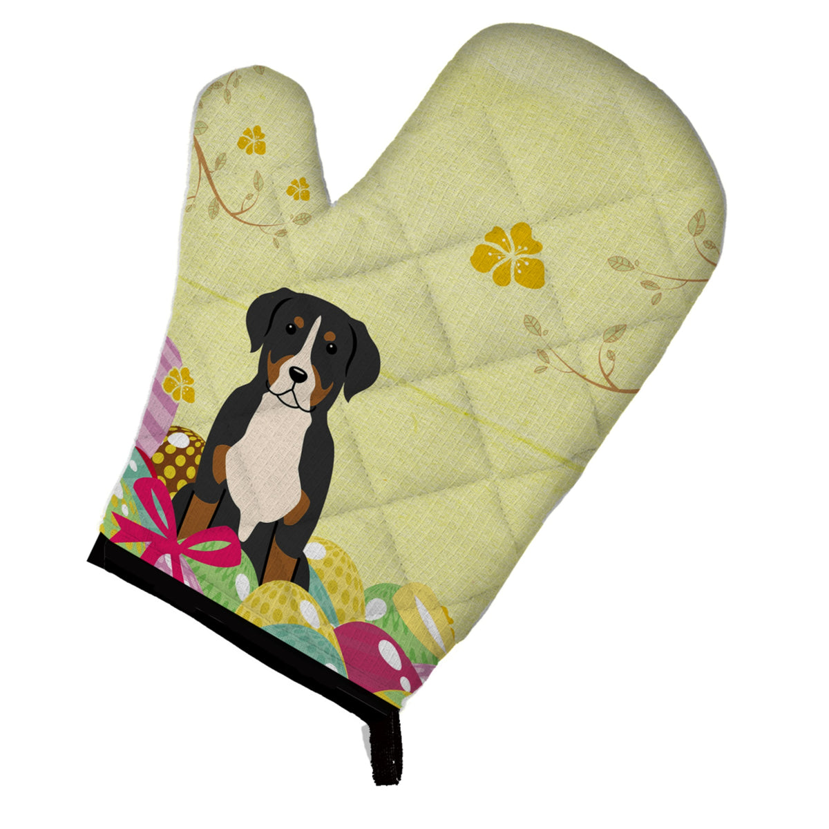 'Caroline'S Treasures Easter Eggs Greater Swiss Mountain Dog Oven Mitt, Multicolor, 12'''' X 8.5''''''