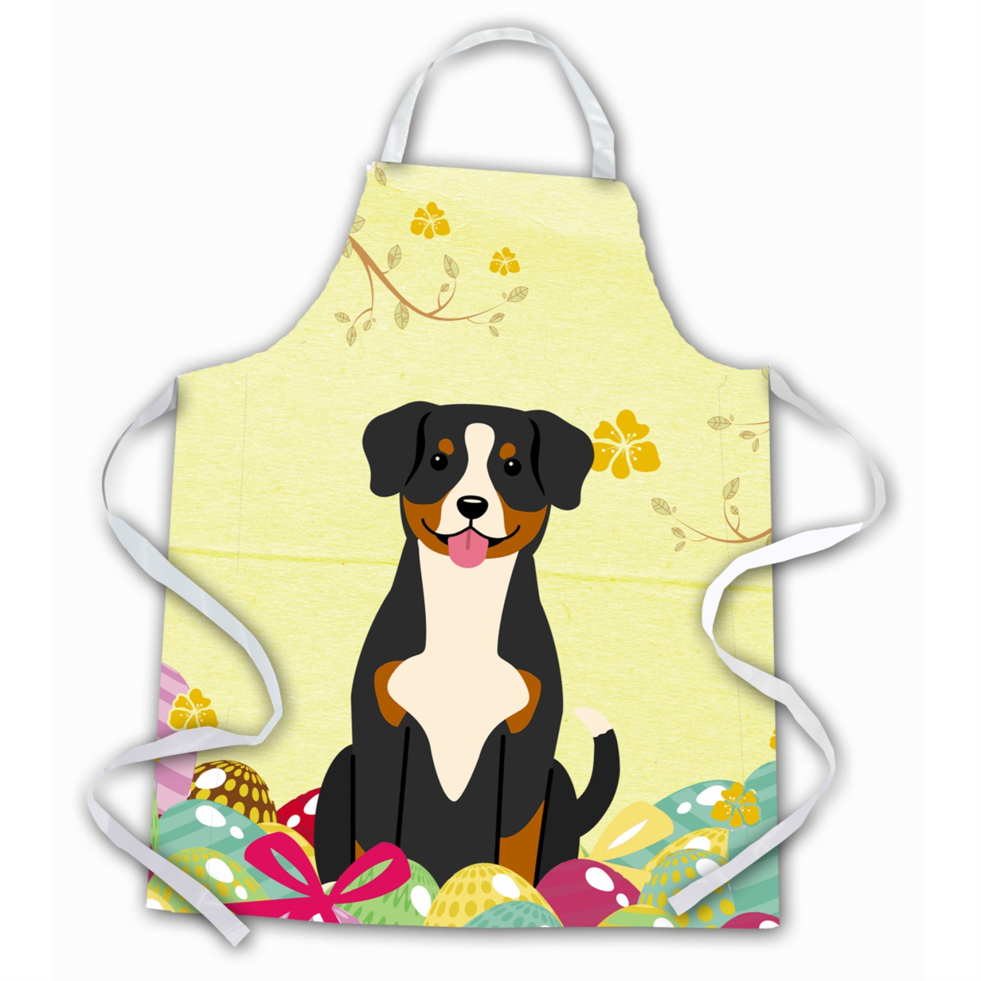 'Caroline'S Treasures Easter Eggs Entlebucher Apron, Large, Multicolor''