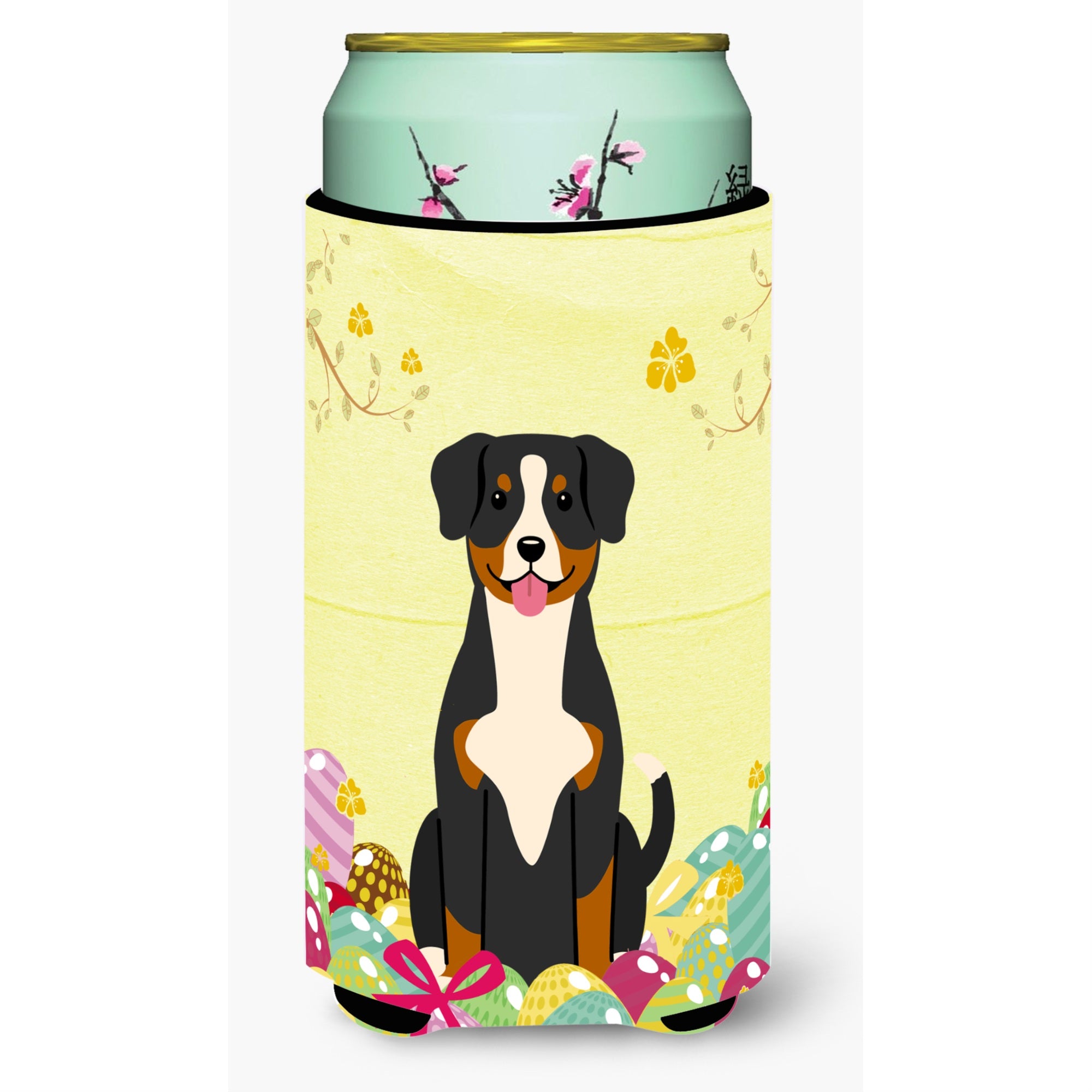 'Caroline'S Treasures Easter Eggs Entlebucher Tall Boy Beverage Insulator Hugger, Multicolor''