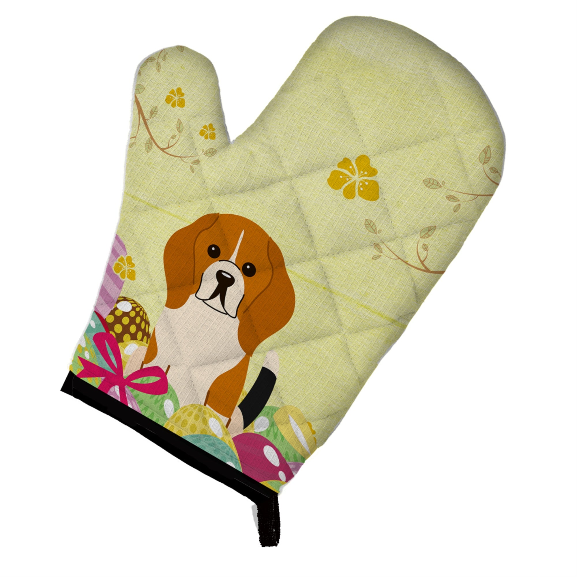 'Caroline'S Treasures Easter Eggs Beagle Tricolor Oven Mitt, Multicolor, 12'''' X 8.5''''''