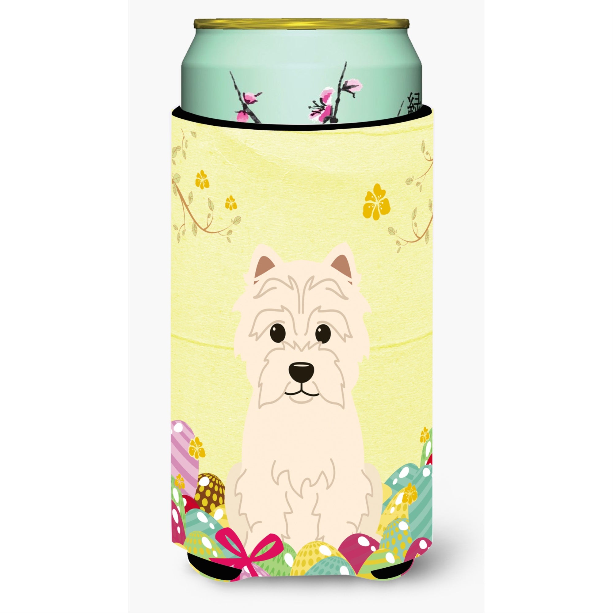 'Caroline'S Treasures Easter Eggs Westie Tall Boy Beverage Insulator Hugger, Multicolor''