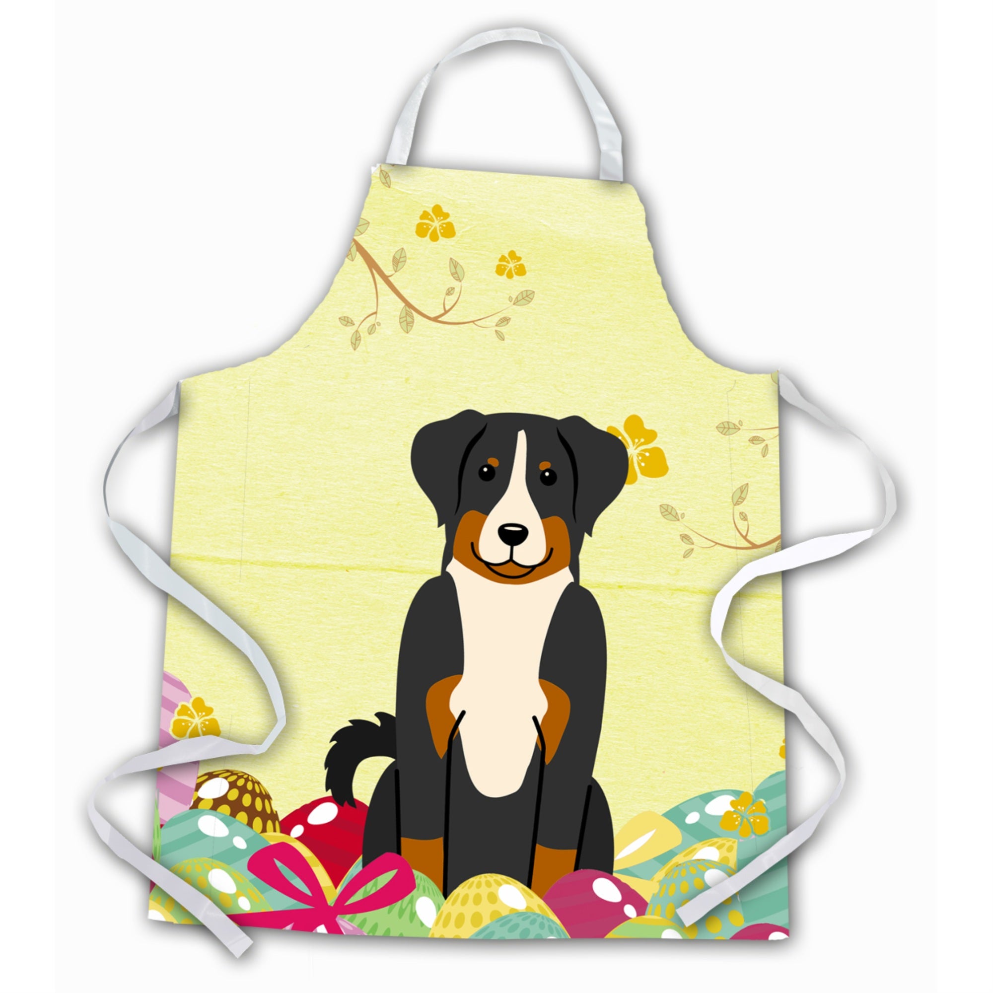 'Caroline'S Treasures Easter Eggs Appenzeller Sennenhund Apron, Large, Multicolor''