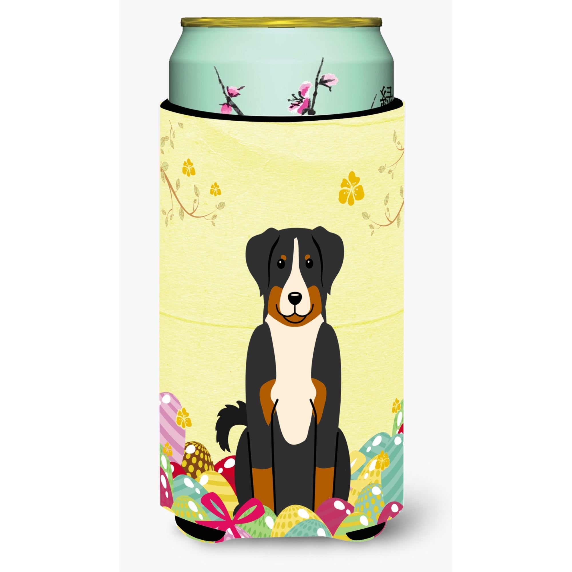 'Caroline'S Treasures Easter Eggs Appenzeller Sennenhund Tall Boy Beverage Insulator Hugger, Multicolor''