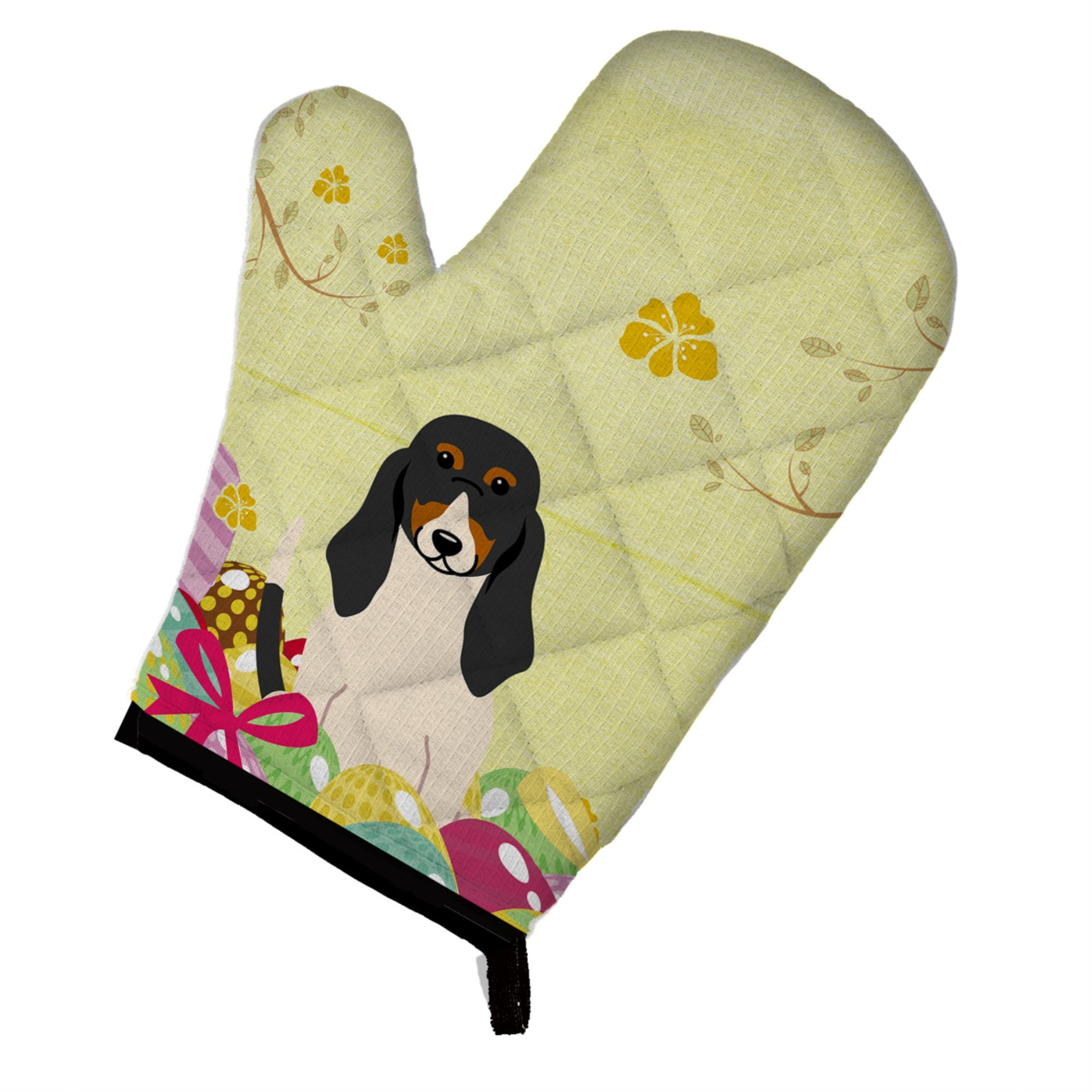'Caroline'S Treasures Easter Eggs Swiss Hound Oven Mitt, Multicolor, 12'''' X 8.5''''''