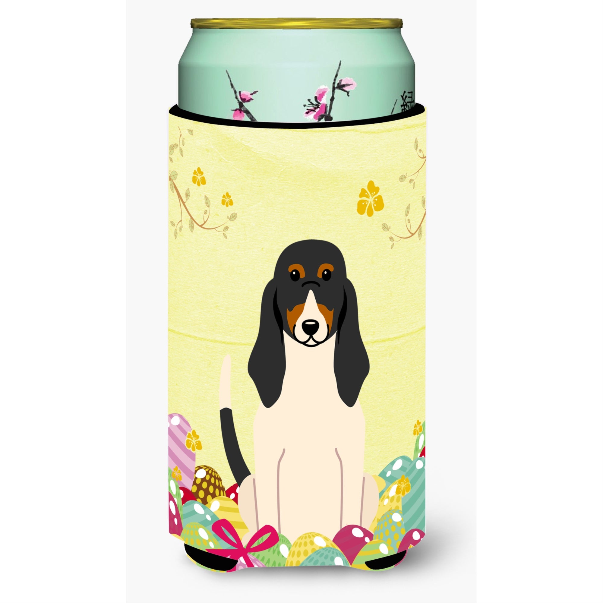 'Caroline'S Treasures Easter Eggs Swiss Hound Tall Boy Beverage Insulator Hugger, Multicolor''