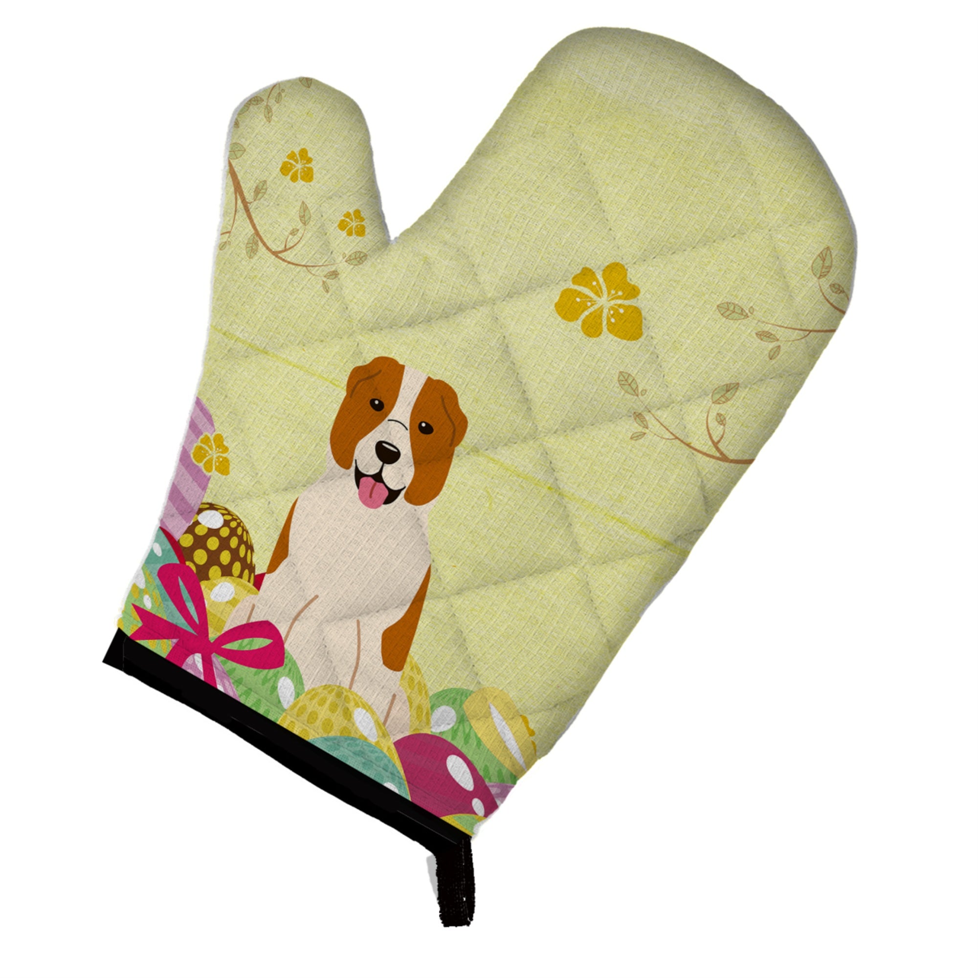 'Caroline'S Treasures Easter Eggs Central Asian Shepherd Dog Oven Mitt, Multicolor, 12'''' X 8.5''''''
