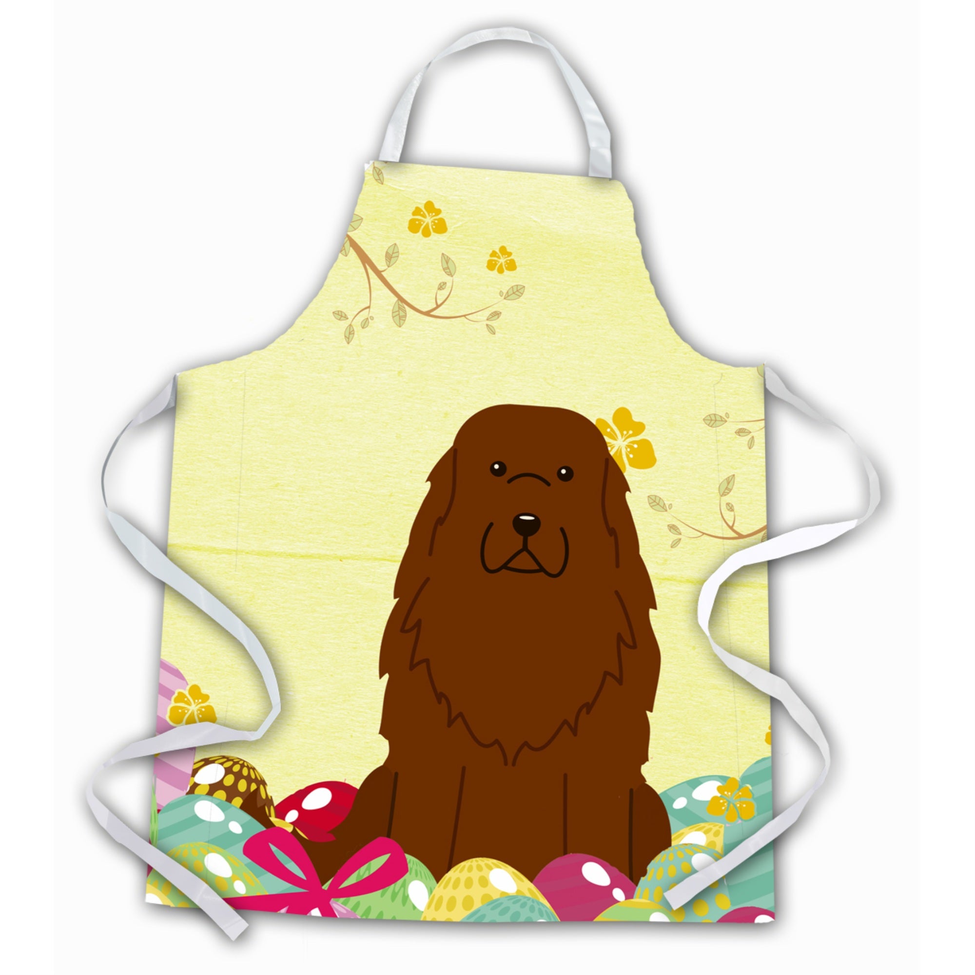 'Caroline'S Treasures Easter Eggs Caucasian Shepherd Dog Apron, Large, Multicolor''