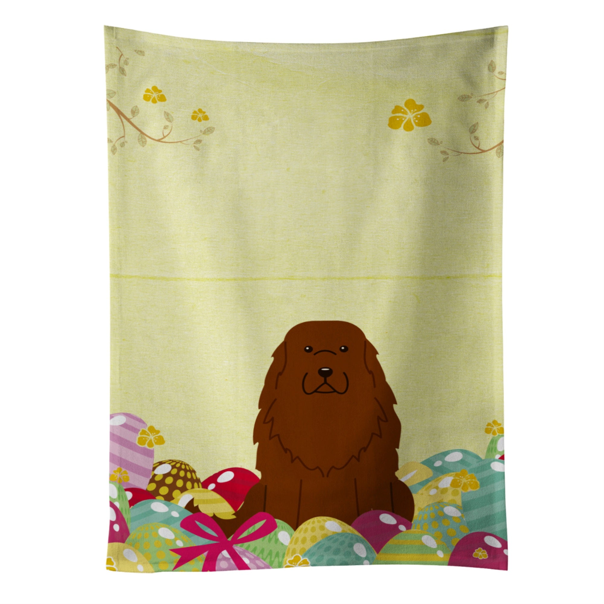 'Caroline'S Treasures Easter Eggs Caucasian Shepherd Dog Kitchen Towel, Multicolor, 25'''' X 15''''''